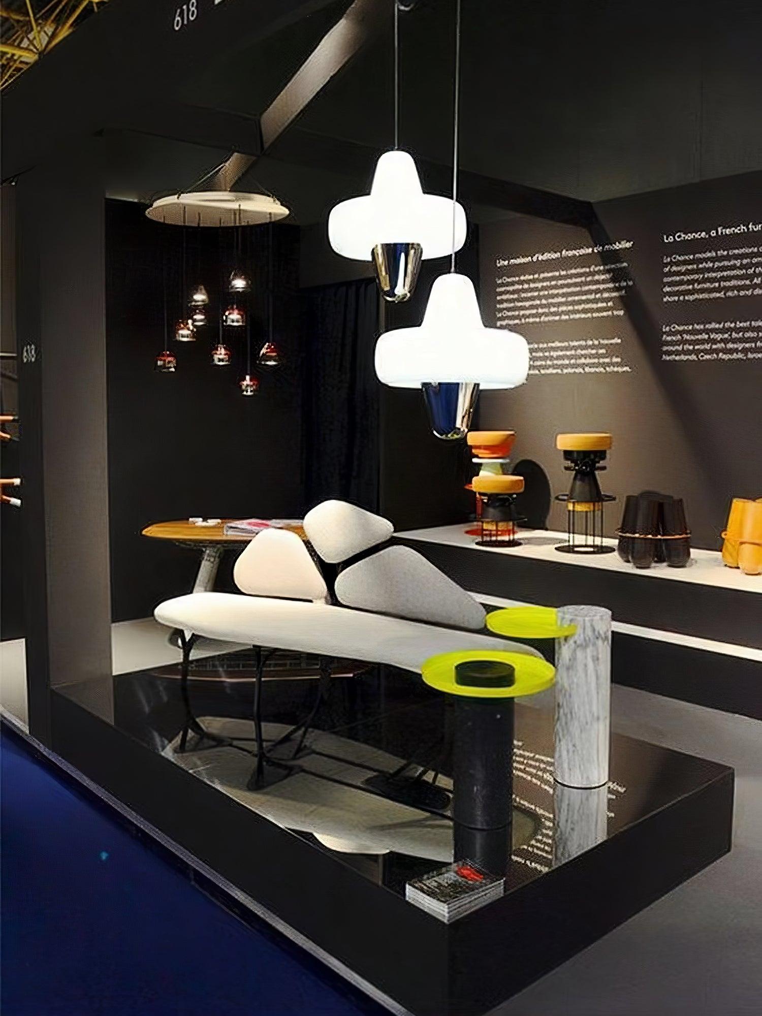Nuvia Minimalist Glass Pendant Lamp