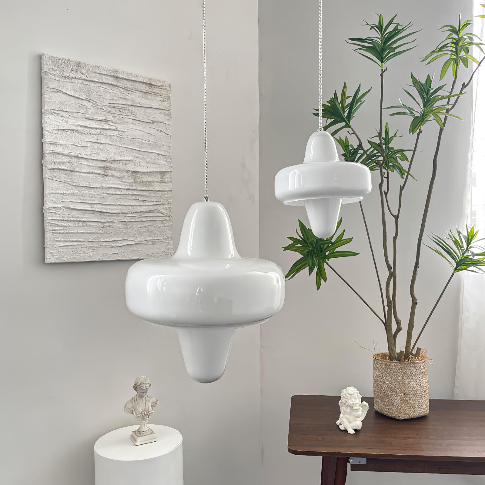 Nuvia Minimalist Glass Pendant Lamp