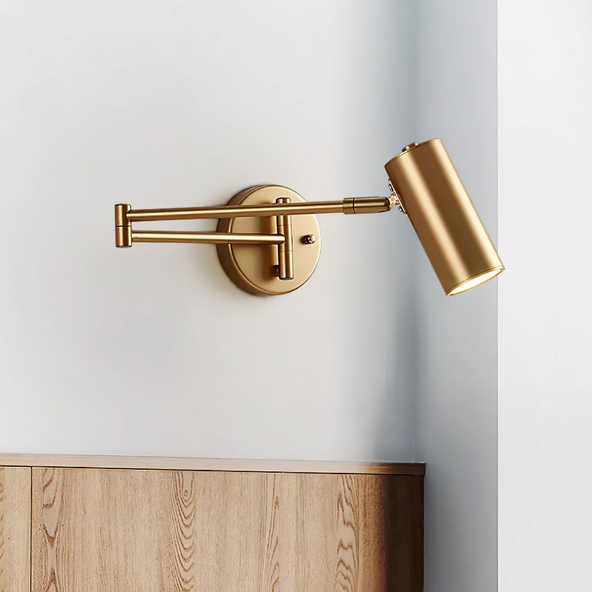 Sabine Adjustable Swing Arm Wall Lamp