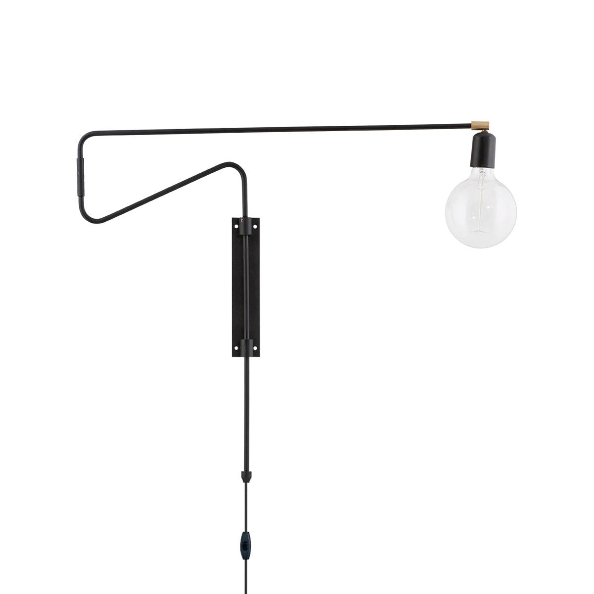 Elsoreth Modern Minimalist Swing Wall Lamp