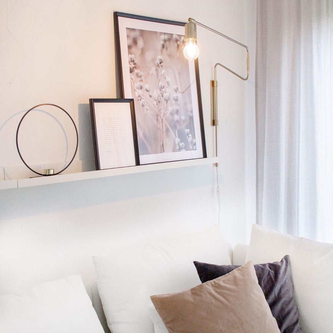 Elsoreth Modern Minimalist Swing Wall Lamp
