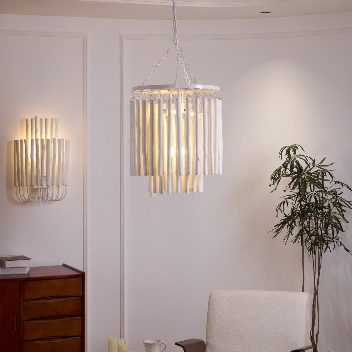 Ravenborne Wood Chandelier
