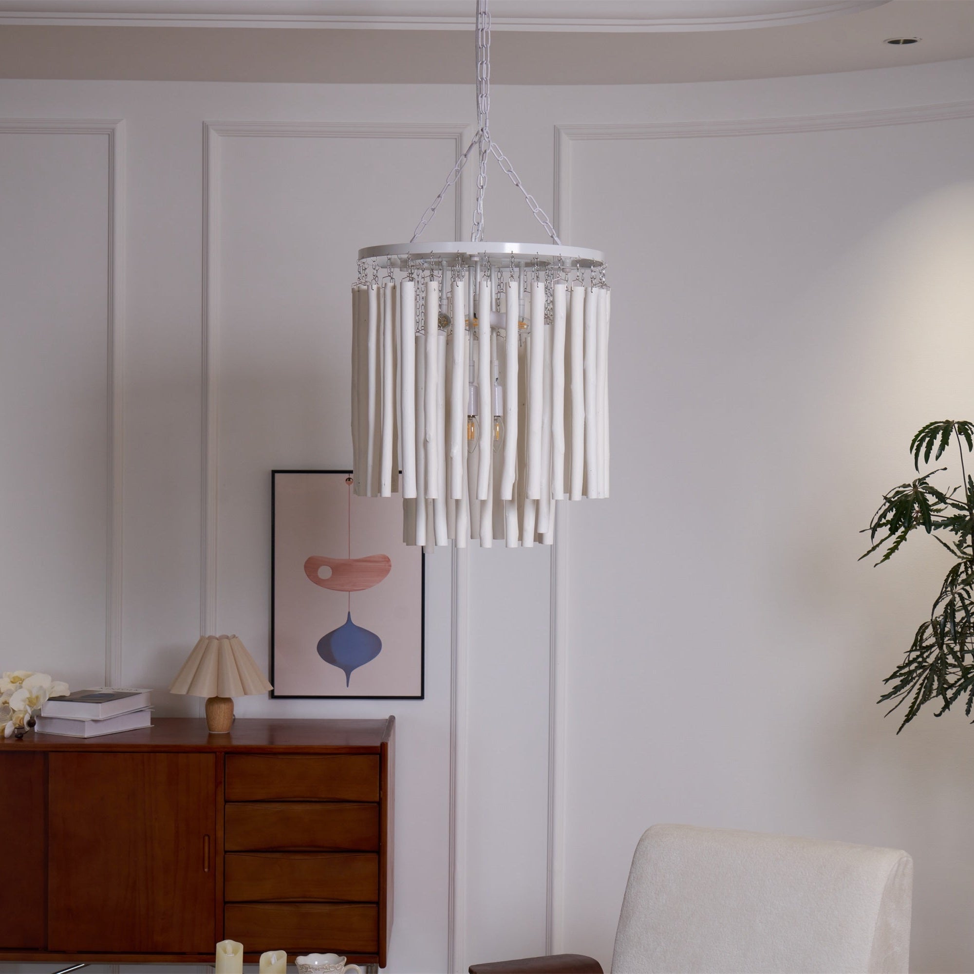 Ravenborne Wood Chandelier