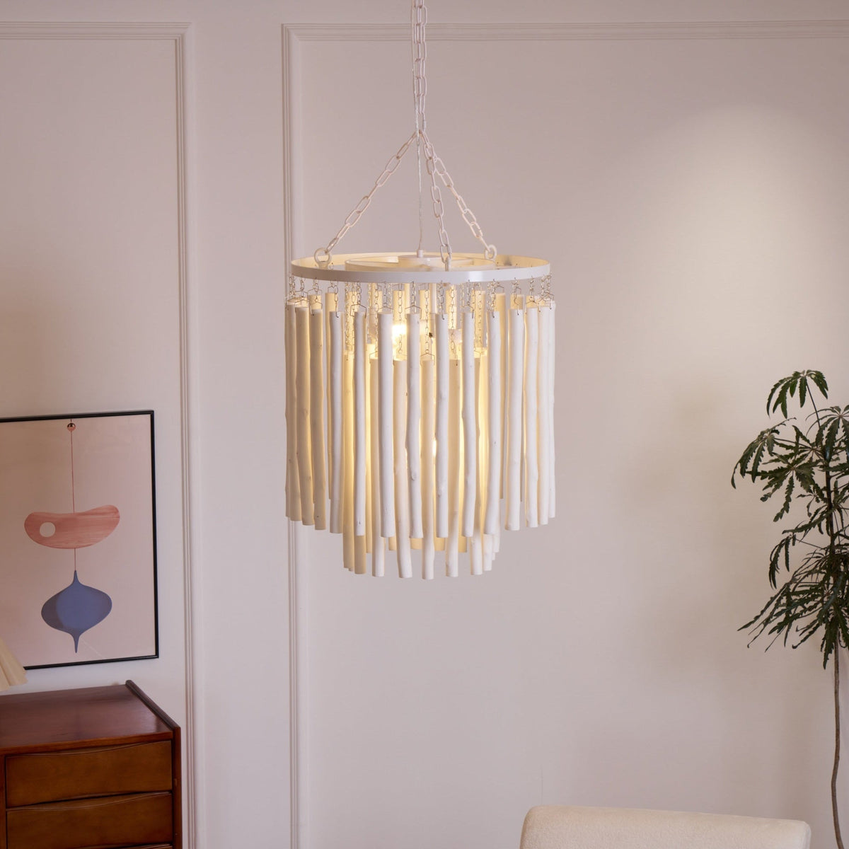Ravenborne Wood Chandelier