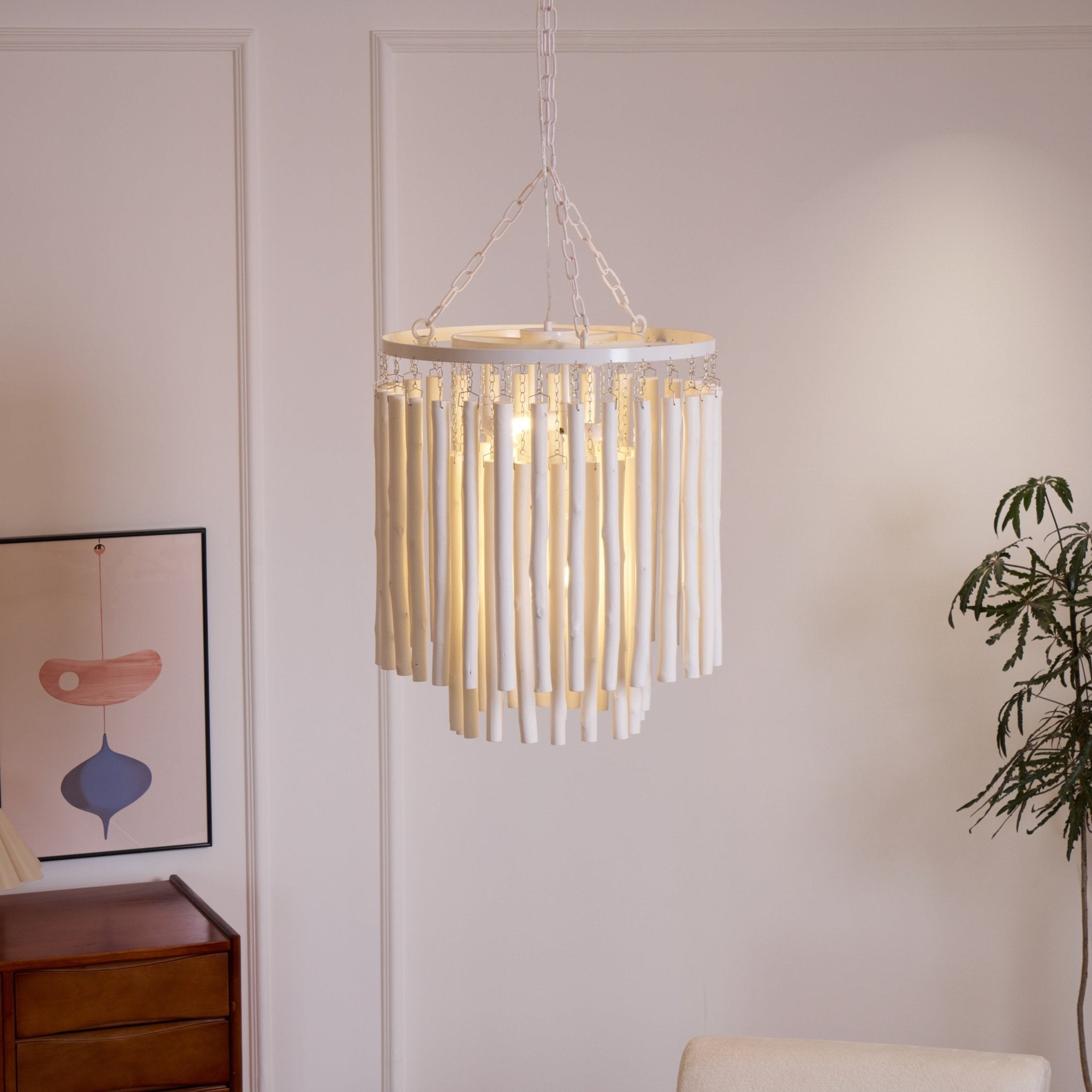 Nyphaiel Postmodern Luxury Wood Chandelier