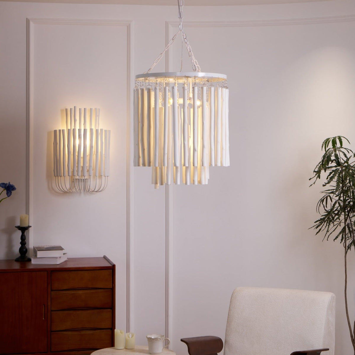 Ravenborne Wood Chandelier