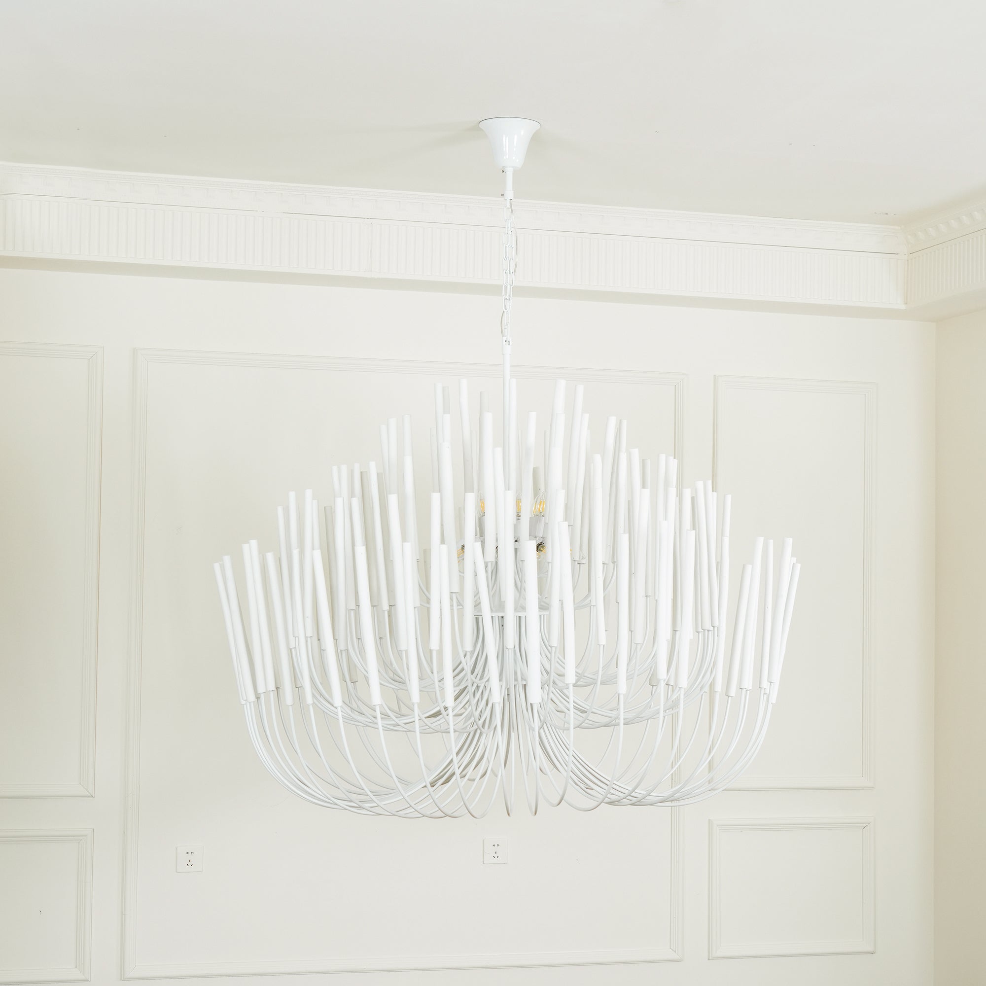 Nyphaiel Postmodern Luxury Wood Chandelier - Neutral Decor