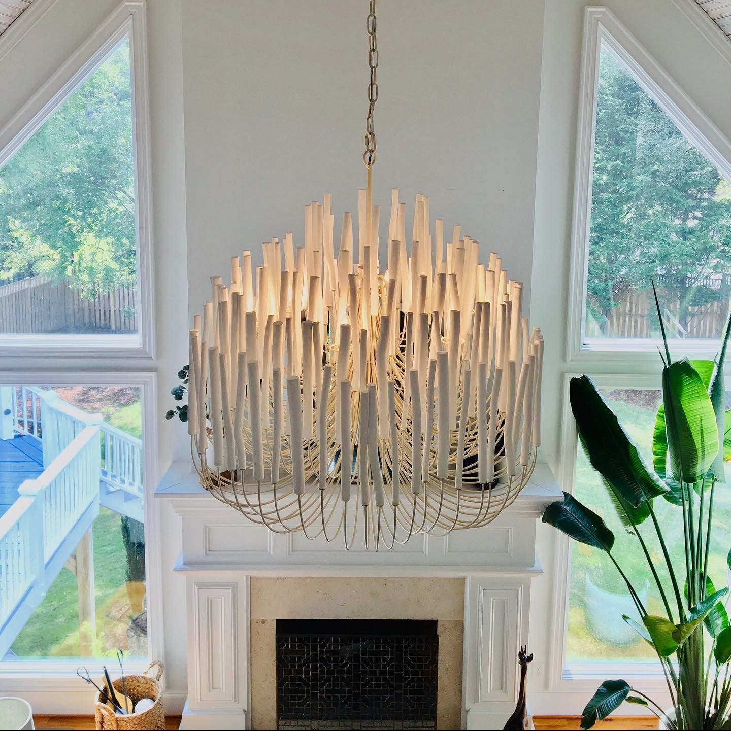Nyphaiel Postmodern Luxury Wood Chandelier - Neutral Decor