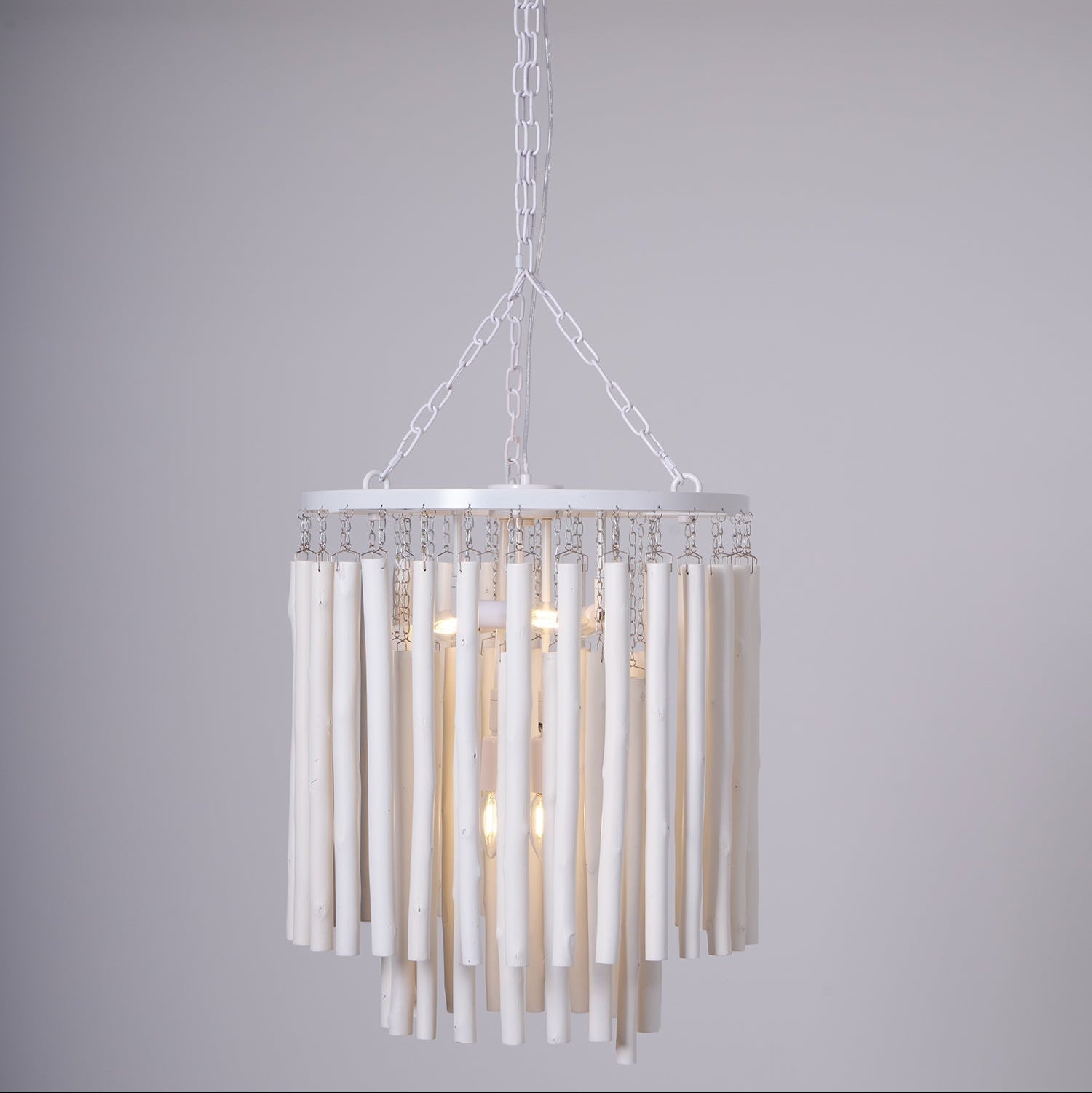 Nyphaiel Postmodern Luxury Wood Chandelier - Neutral Decor