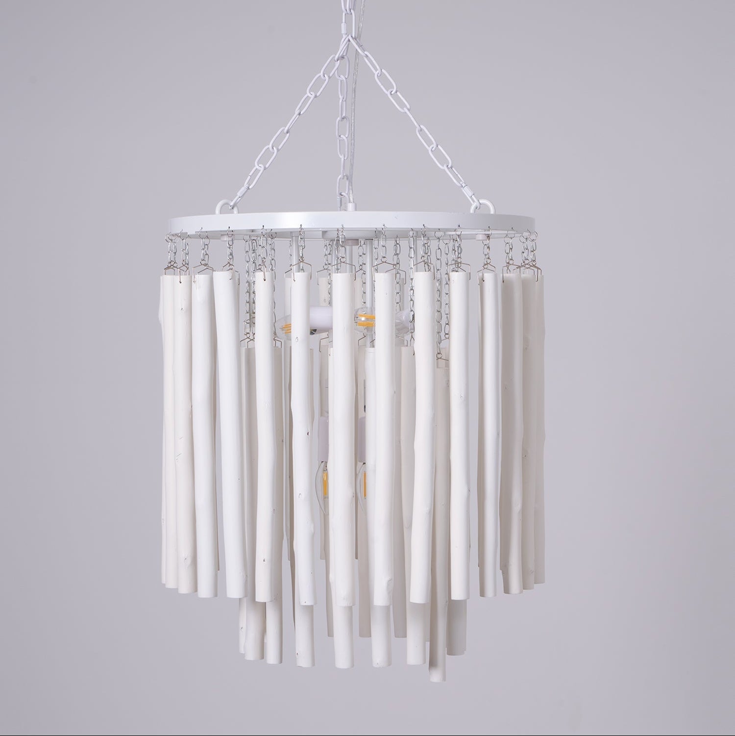 Nyphaiel Postmodern Luxury Wood Chandelier - Neutral Decor