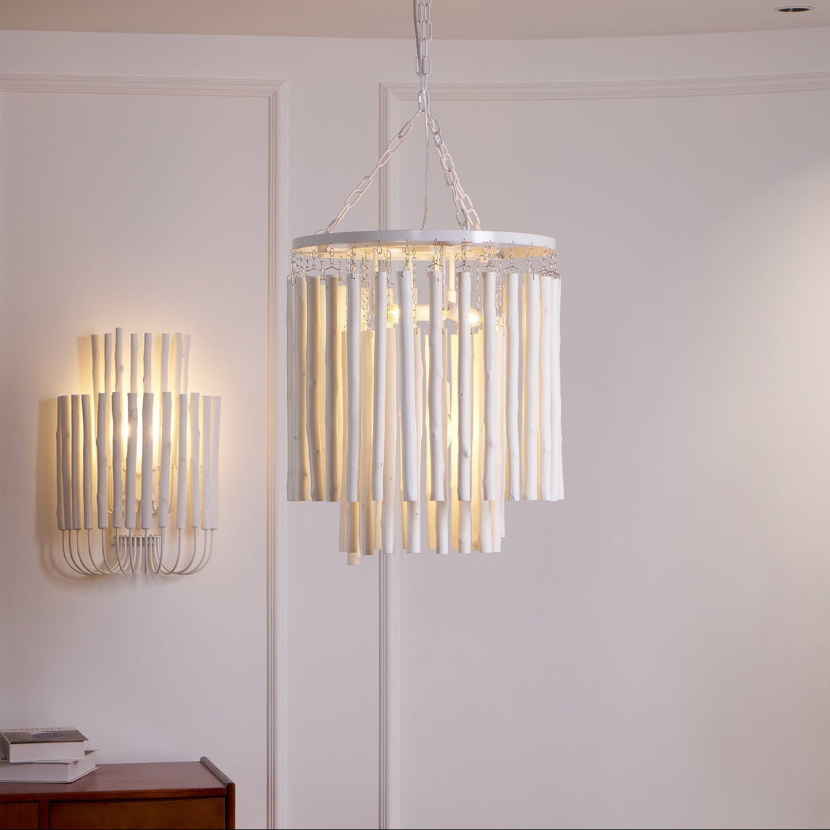 Nyphaiel Postmodern Luxury Wood Chandelier
