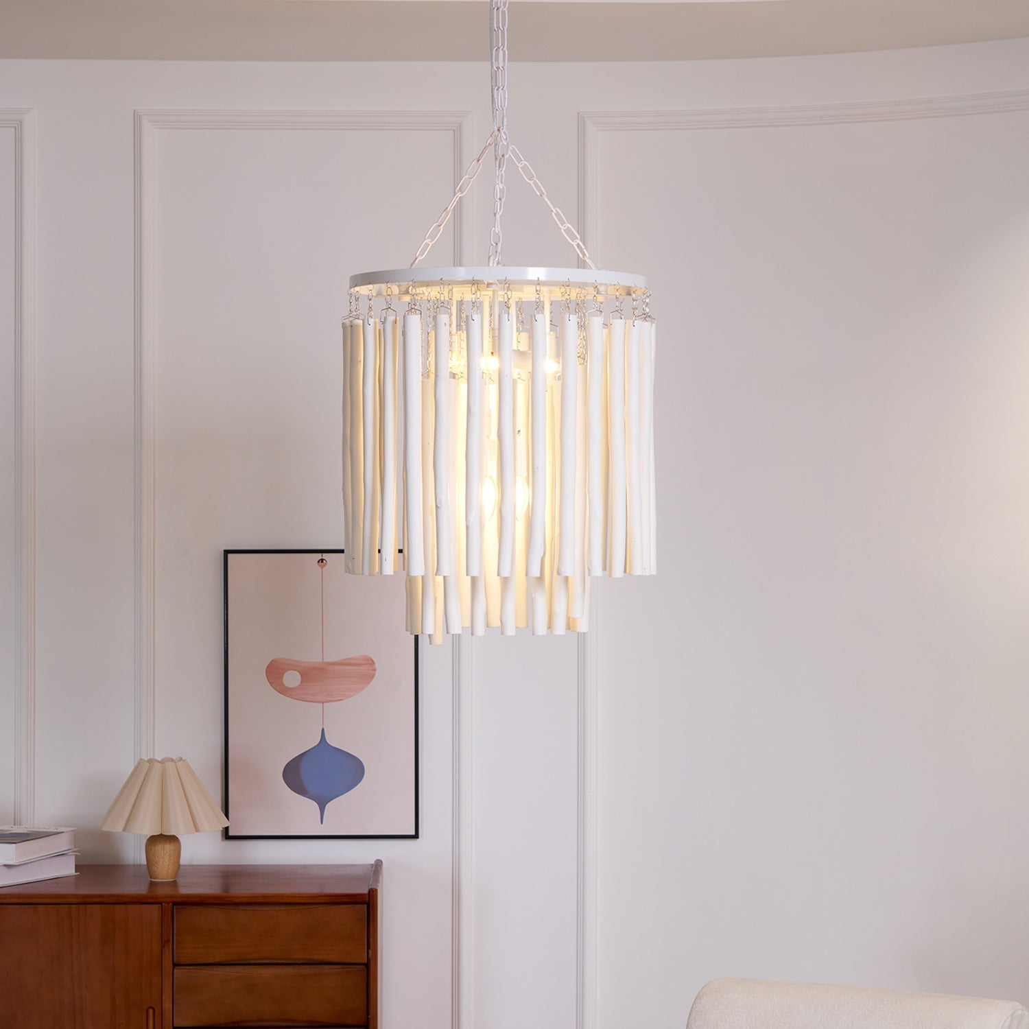 Ravenborne Wood Chandelier