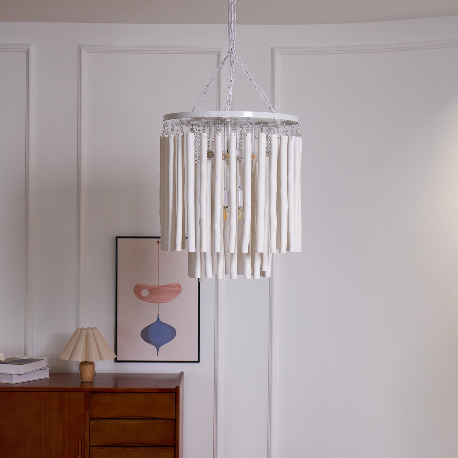 Ravenborne Wood Chandelier