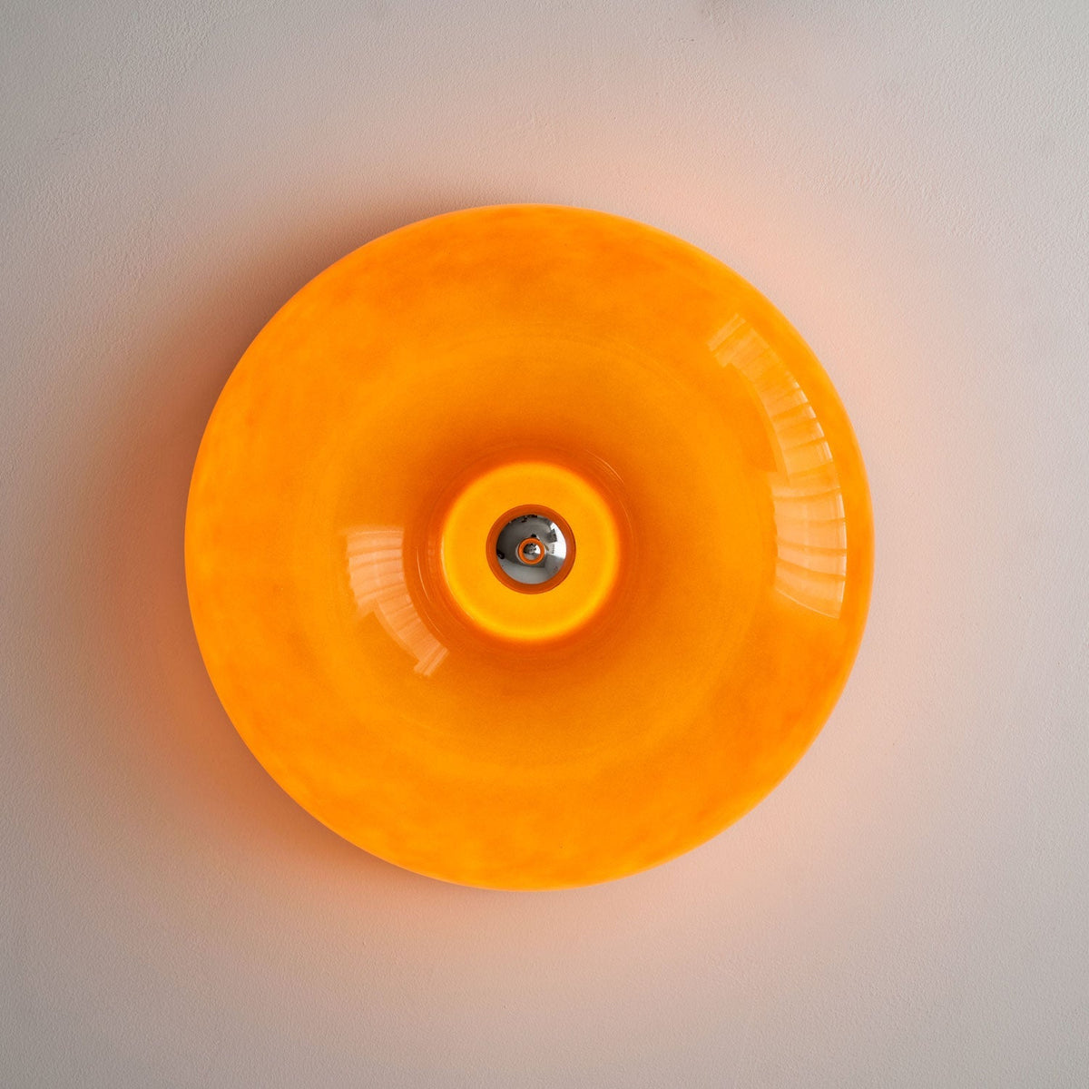 Rosemont Swirl Glass Flush Mount Ceiling Light