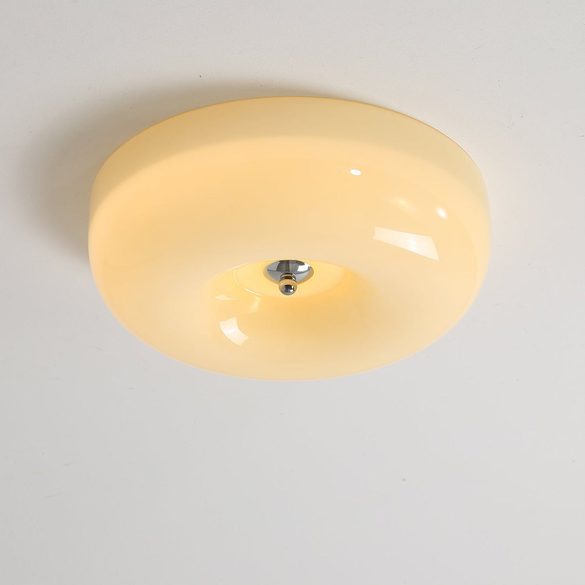 Rosemont Swirl Glass Flush Mount Ceiling Light