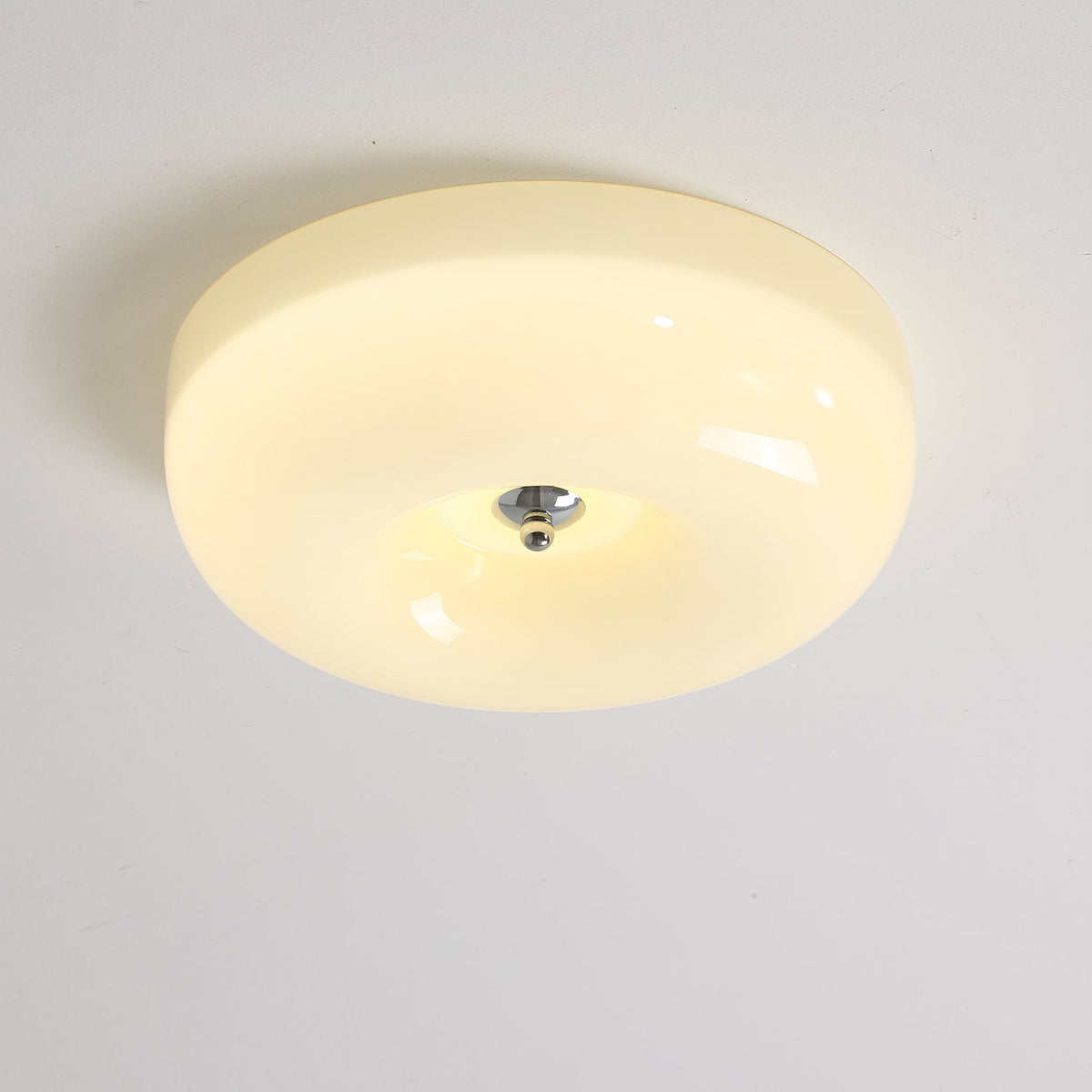 Rosemont Swirl Glass Flush Mount Ceiling Light