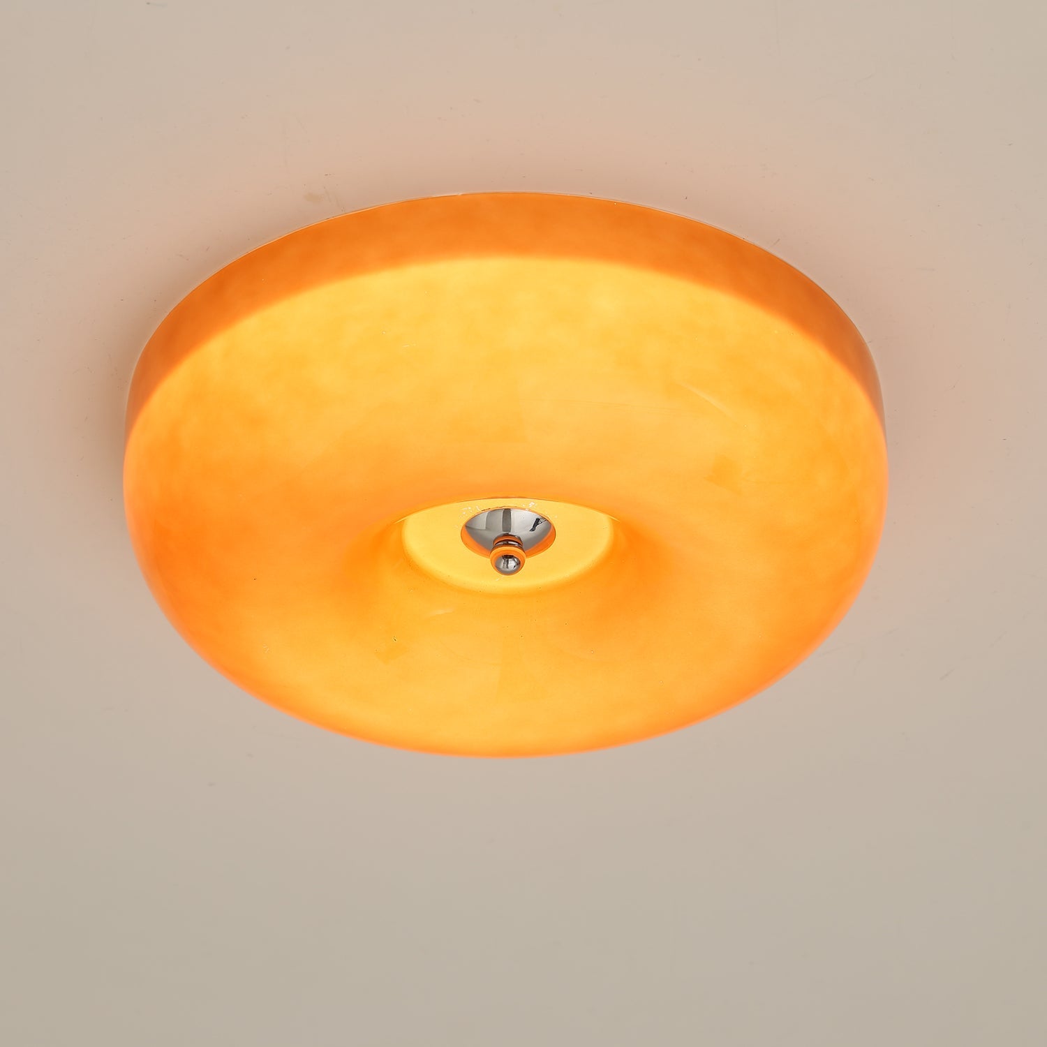 Rosemont Swirl Glass Flush Mount Ceiling Light