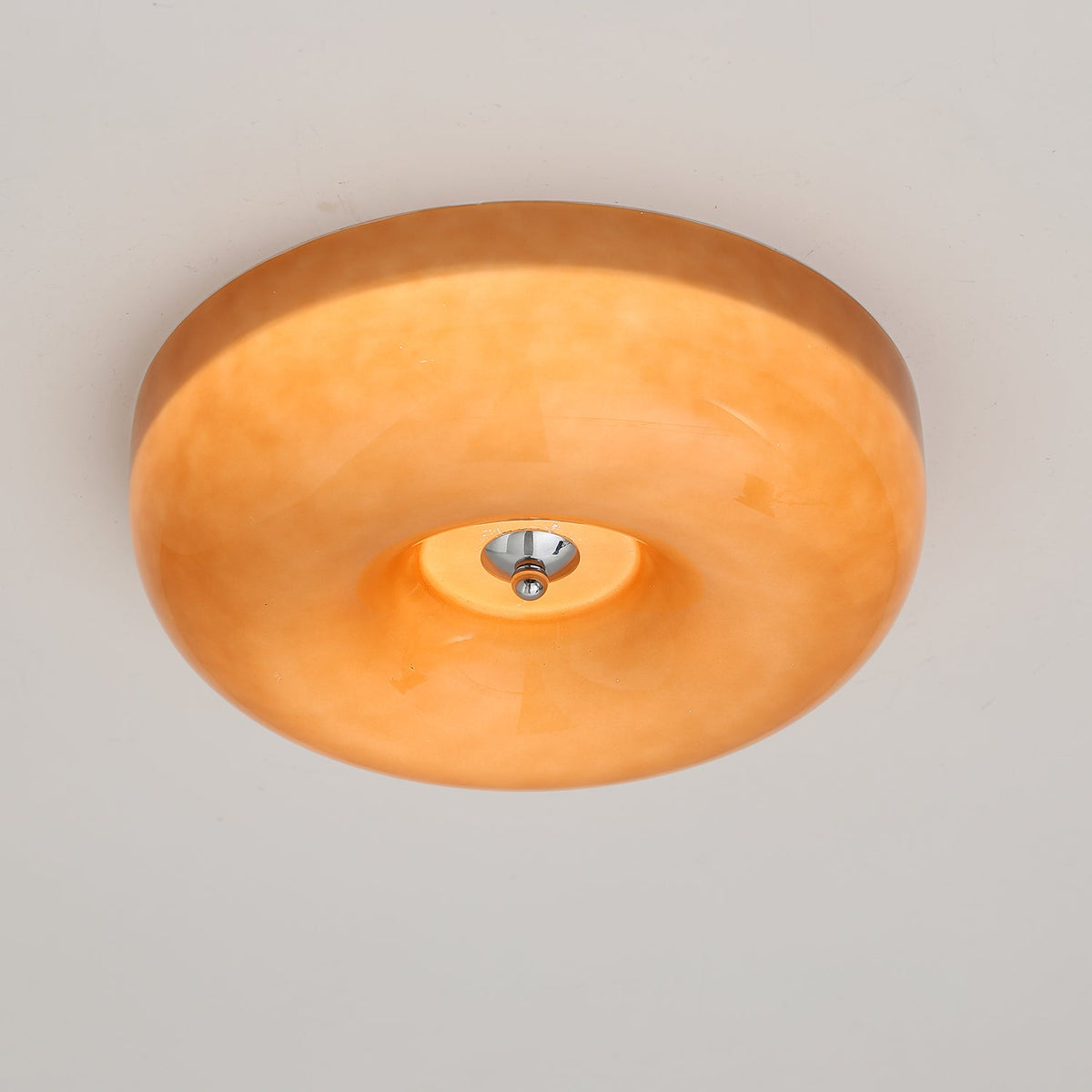 Rosemont Swirl Glass Flush Mount Ceiling Light