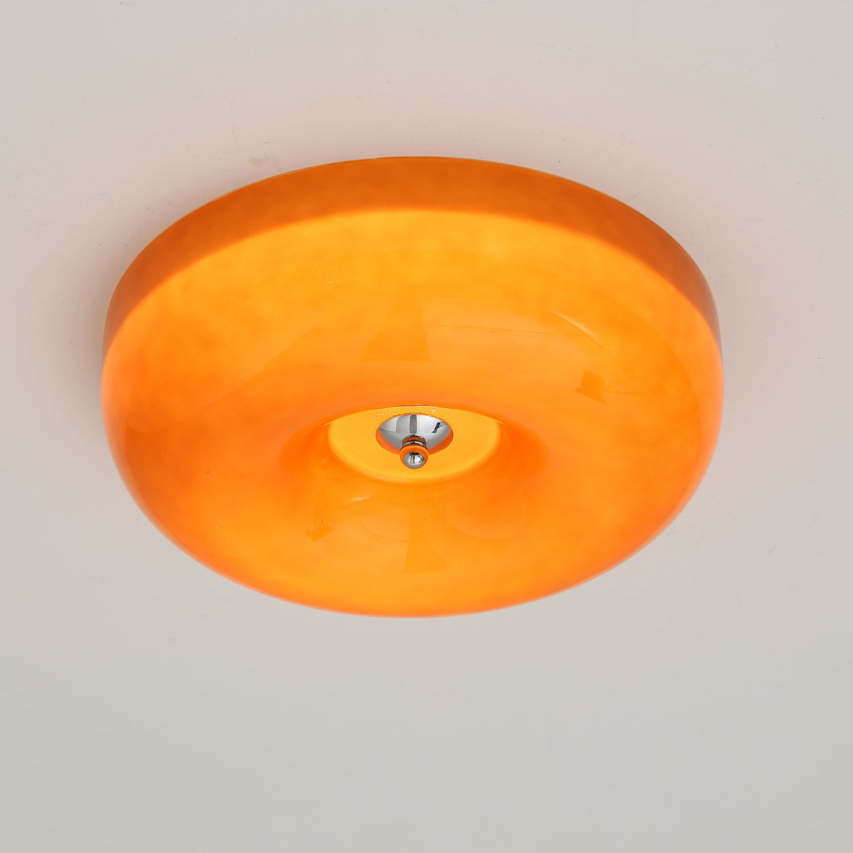 Rosemont Swirl Glass Flush Mount Ceiling Light