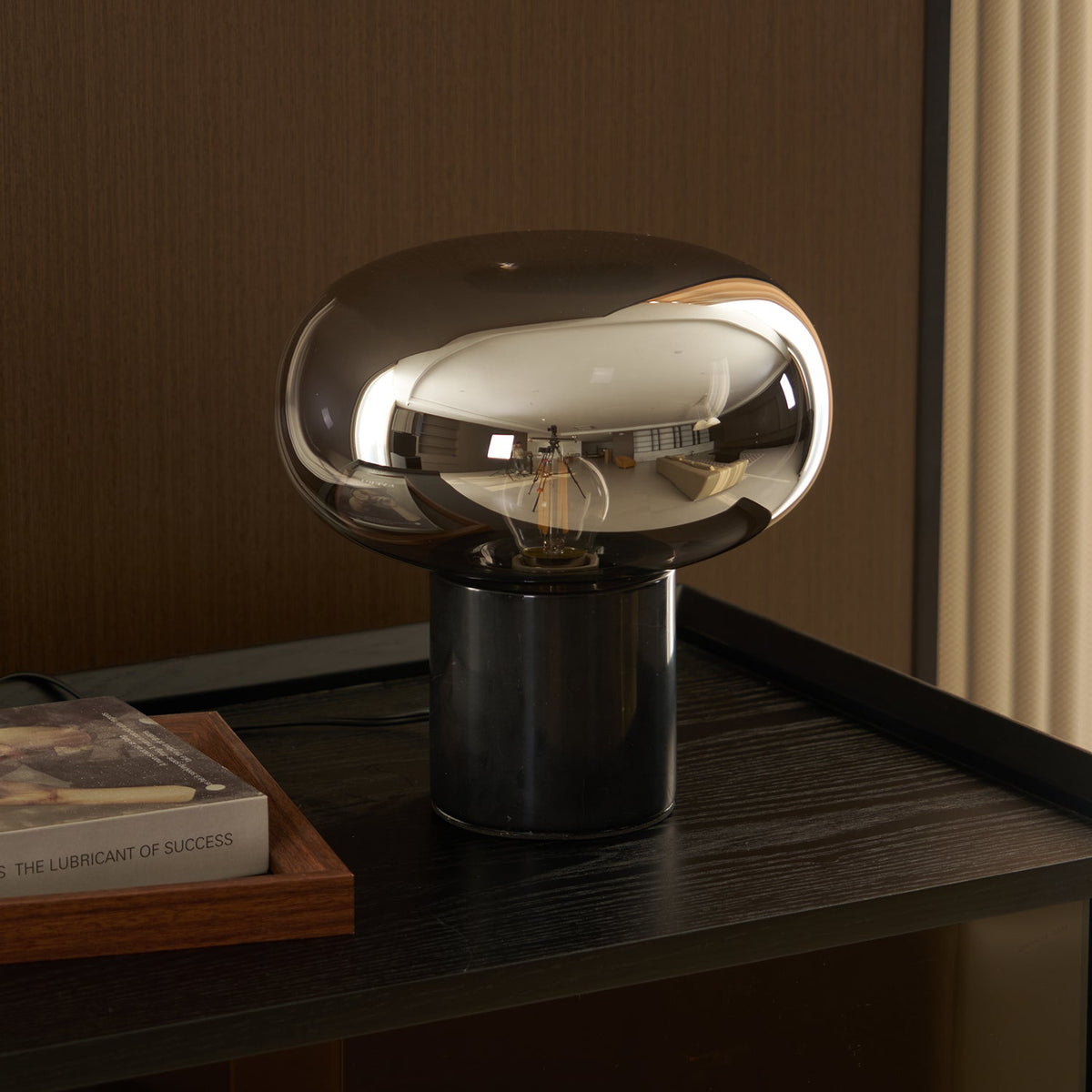 Rova Marble Industrial Table Lamp