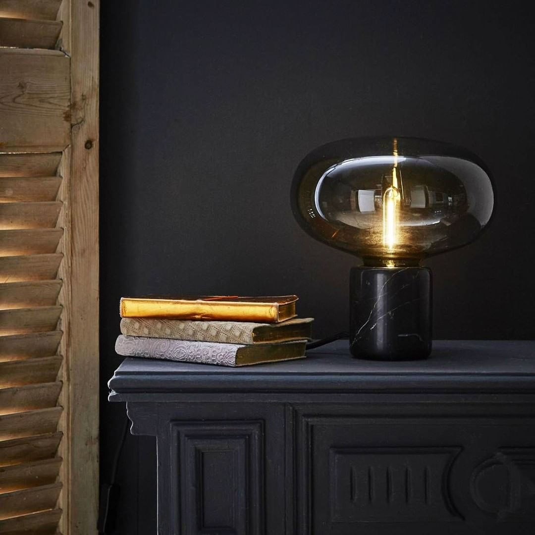 Rova Marble Industrial Table Lamp