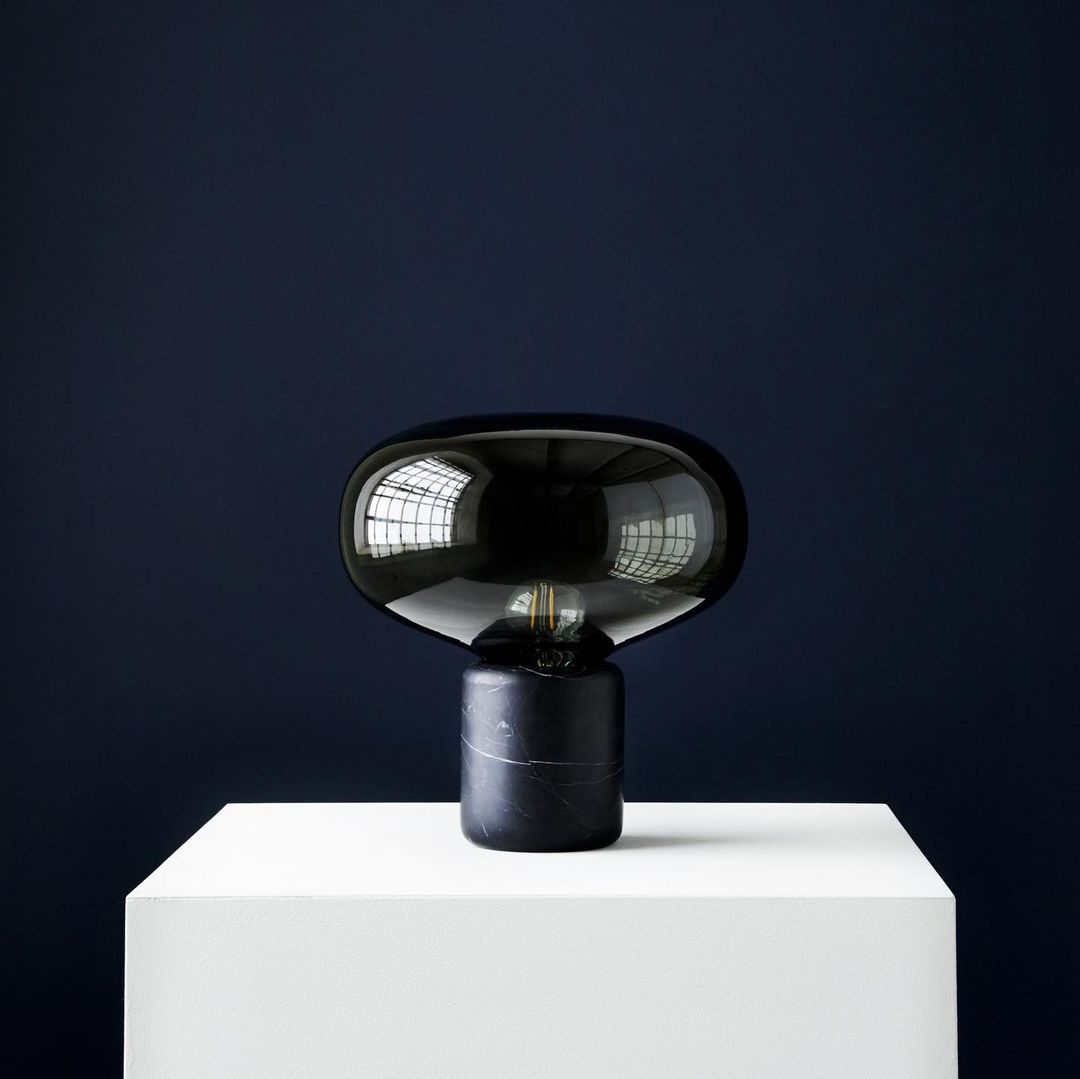 Rova Marble Industrial Table Lamp