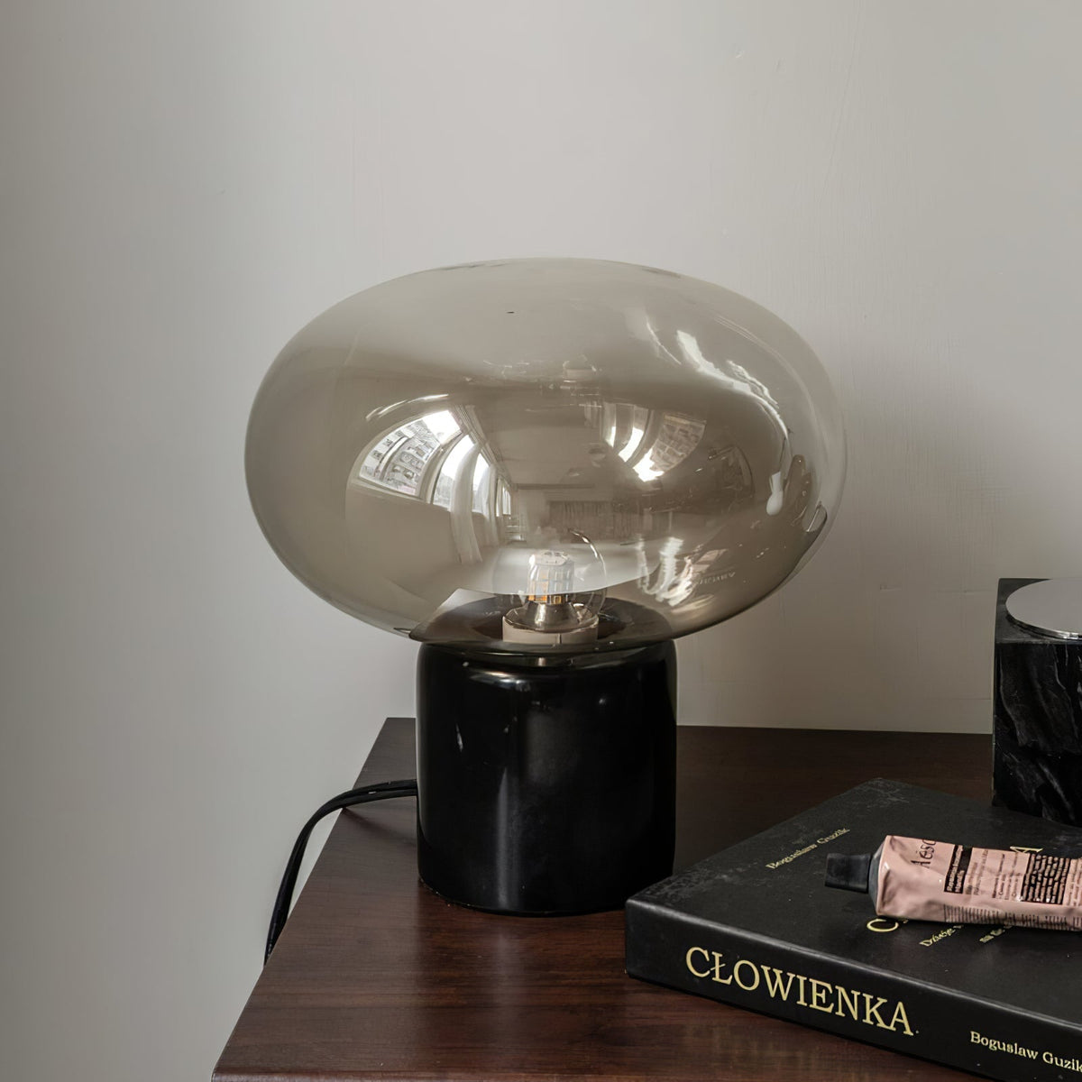Rova Marble Industrial Table Lamp
