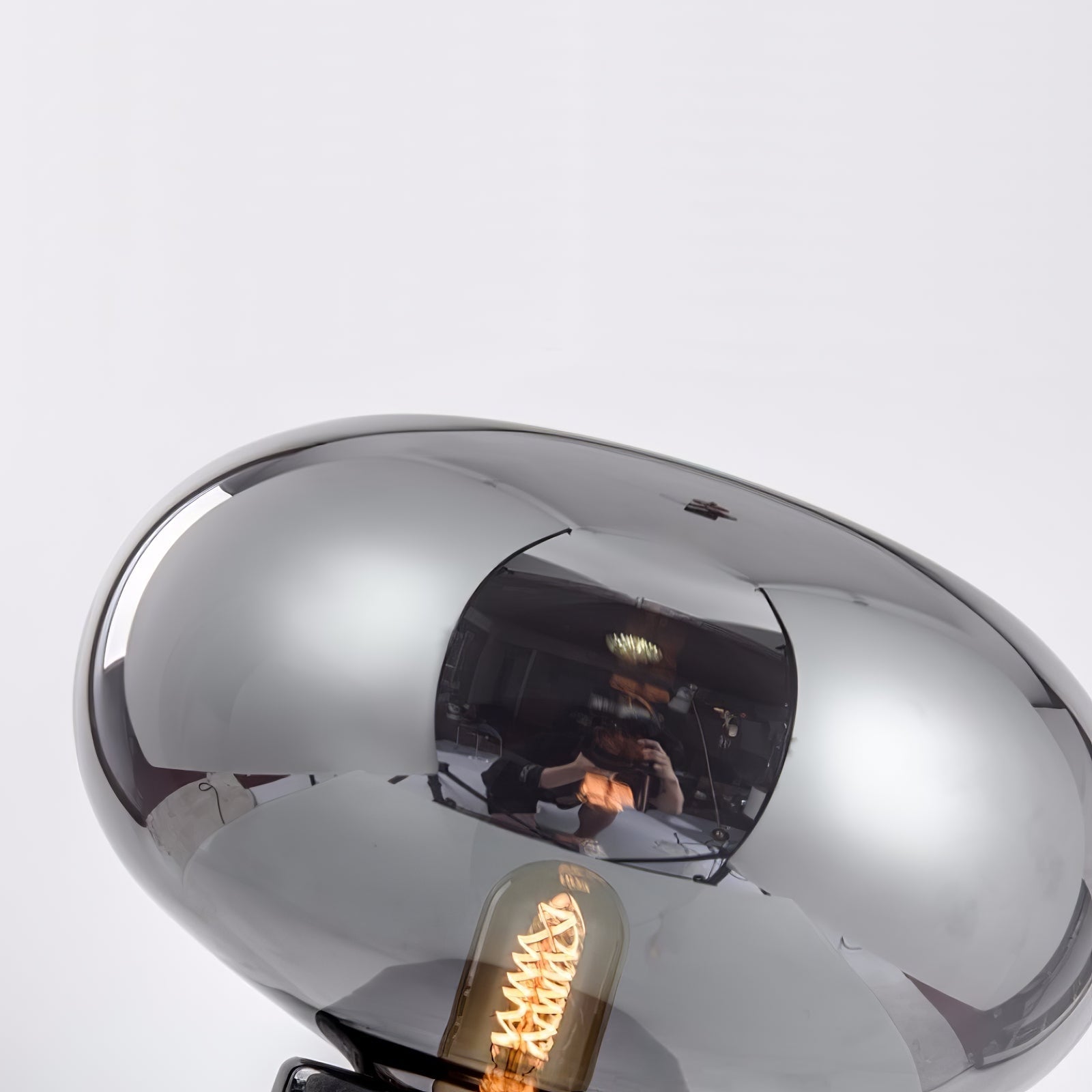 Rova Marble Industrial Table Lamp - Neutral Decor