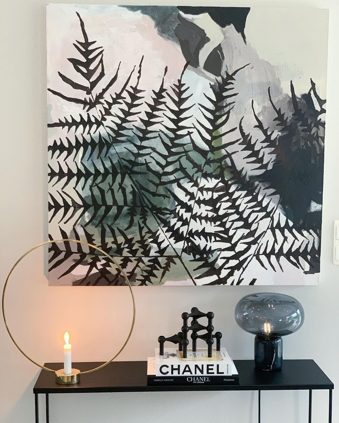 Rova Marble Industrial Table Lamp