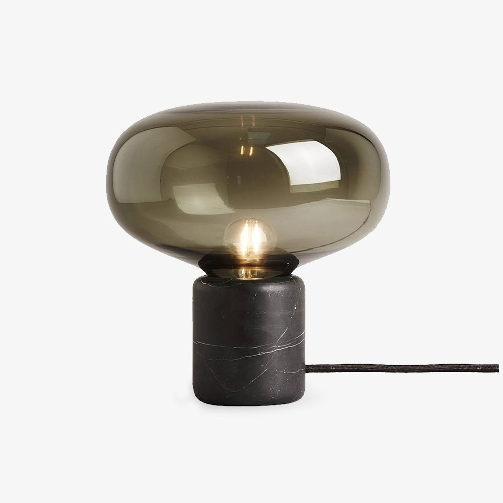 Rova Marble Industrial Table Lamp - Neutral Decor