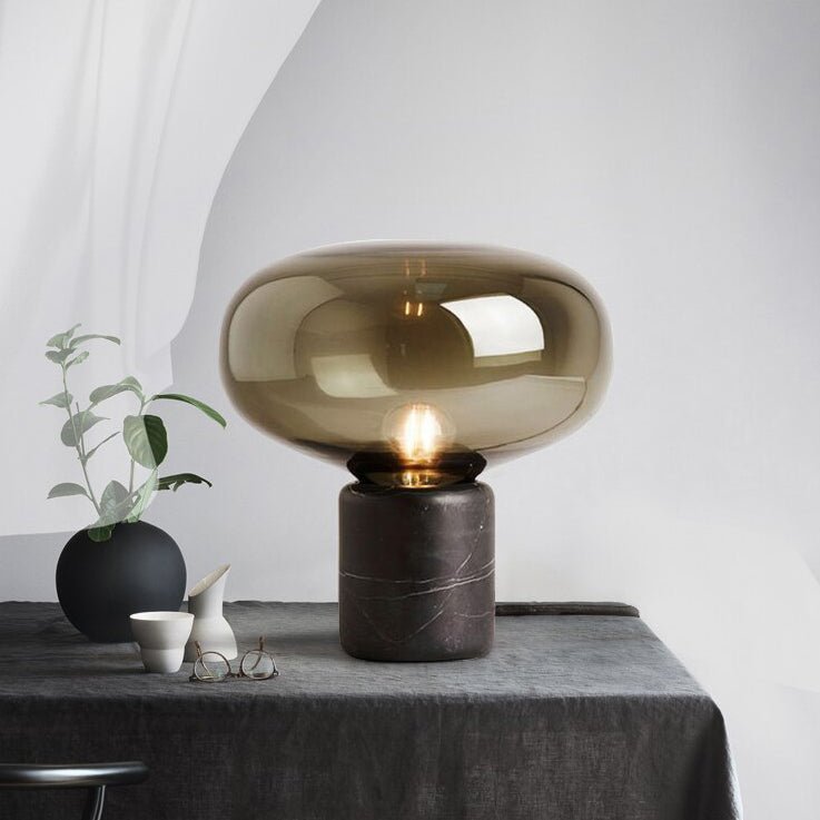 Rova Marble Industrial Table Lamp
