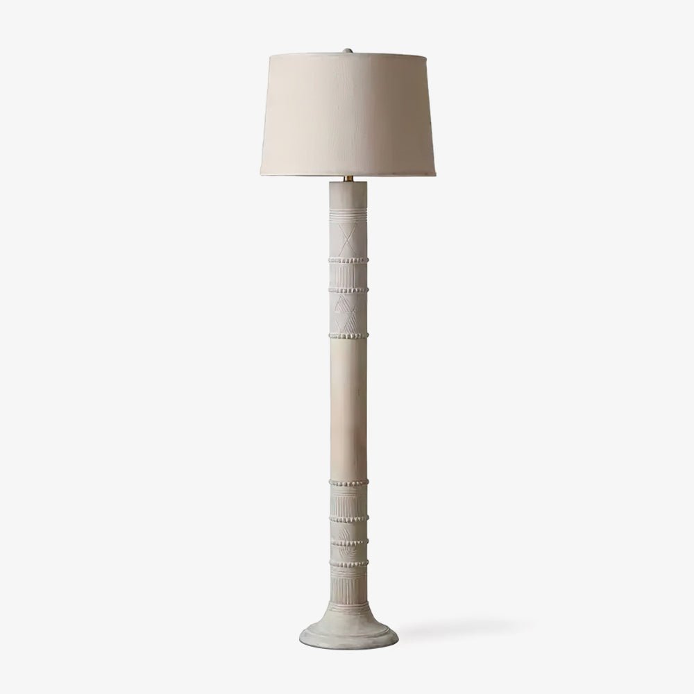 Eldon Rustic Wood Floor Lamp