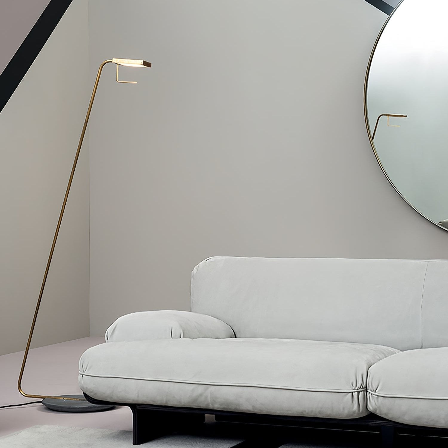 Petivine Minimalist Marble Floor Lamp