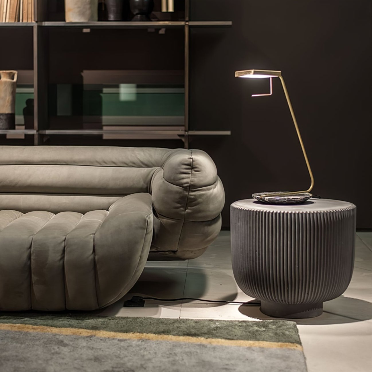 Petivine Minimalist Marble Floor Lamp