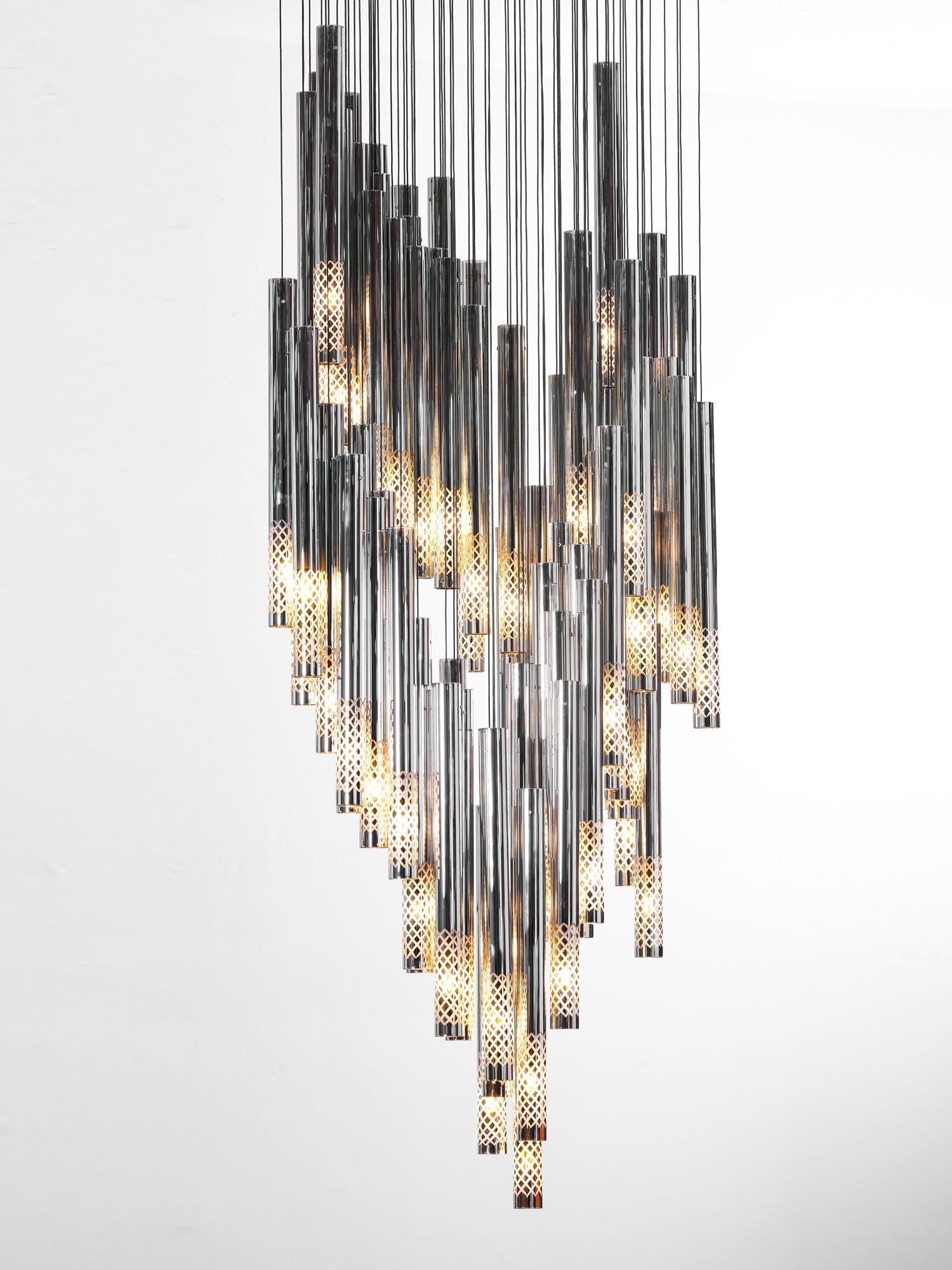 Rivinian Orchestral Cascade Chandelier