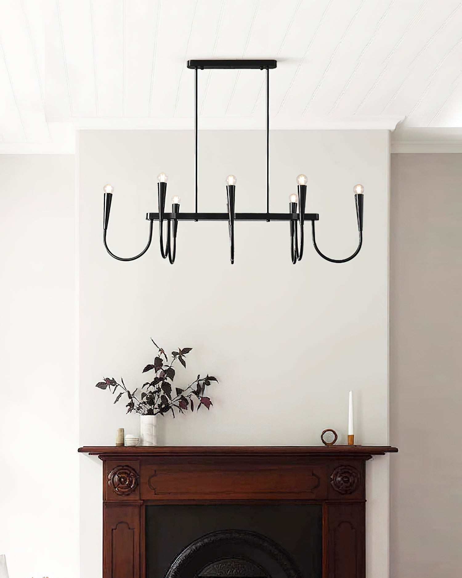 Oriiora Chandelier Gold Symphony Curved Elegant