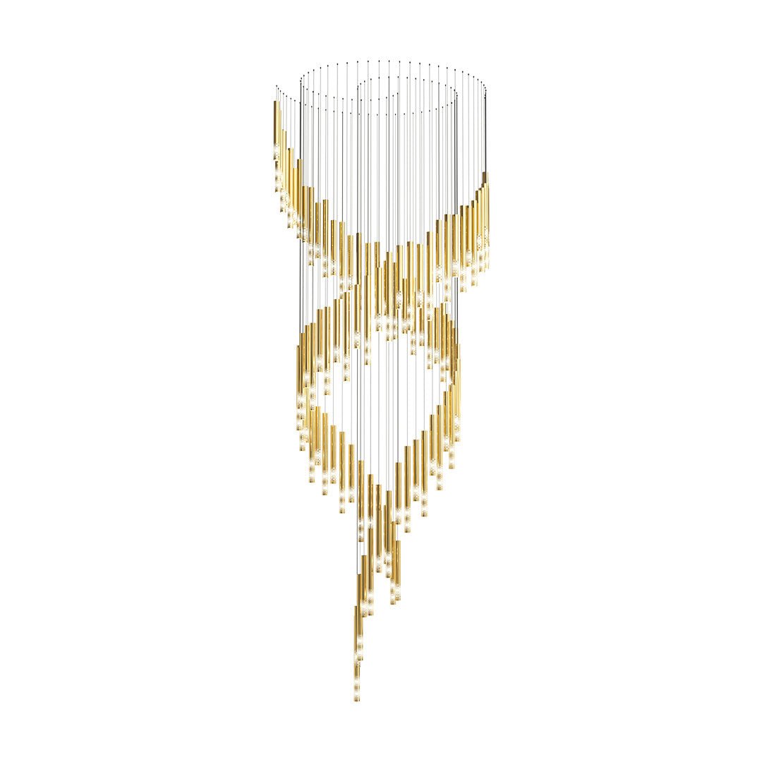 Ovynira Gold Rod Chandelier