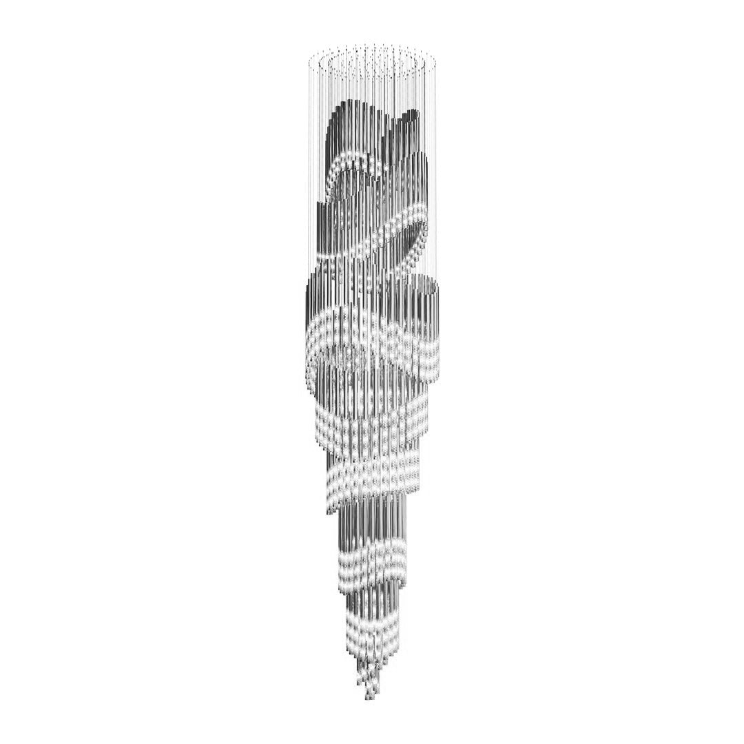 Ovynira Gold Rod Chandelier