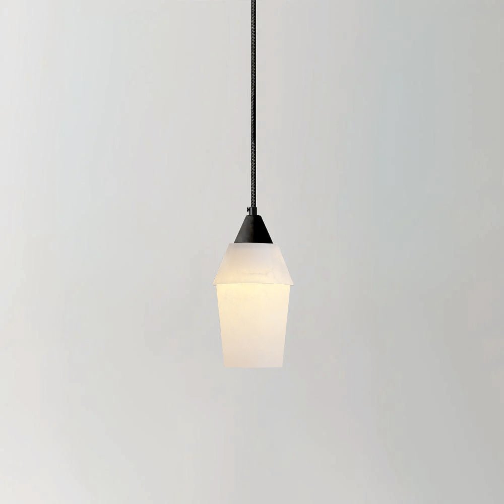 Ostara Brass & Alabaster Pendant Lamp