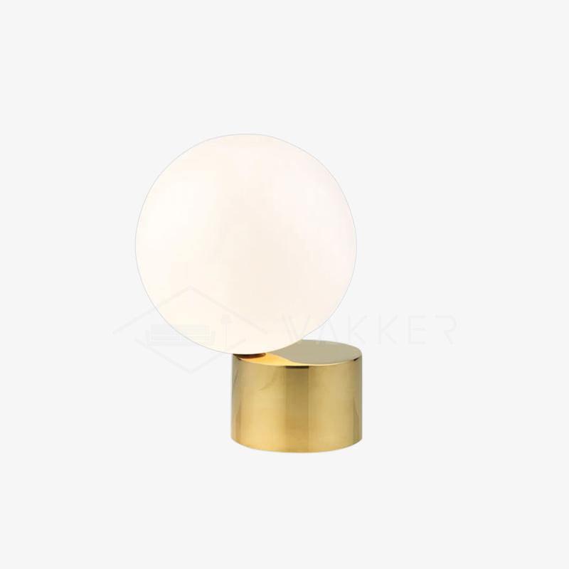 Eiraella Glass Industrial Table Lamp