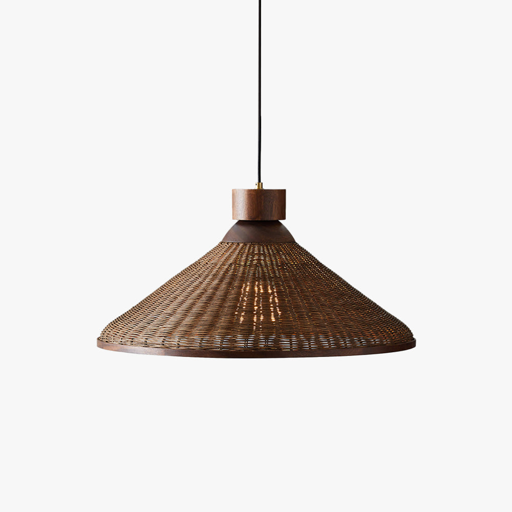 Silva Retro Design LED Pendant / Ceiling Light Rattan Living Room/Restaurant/Hotel - Neutral Decor