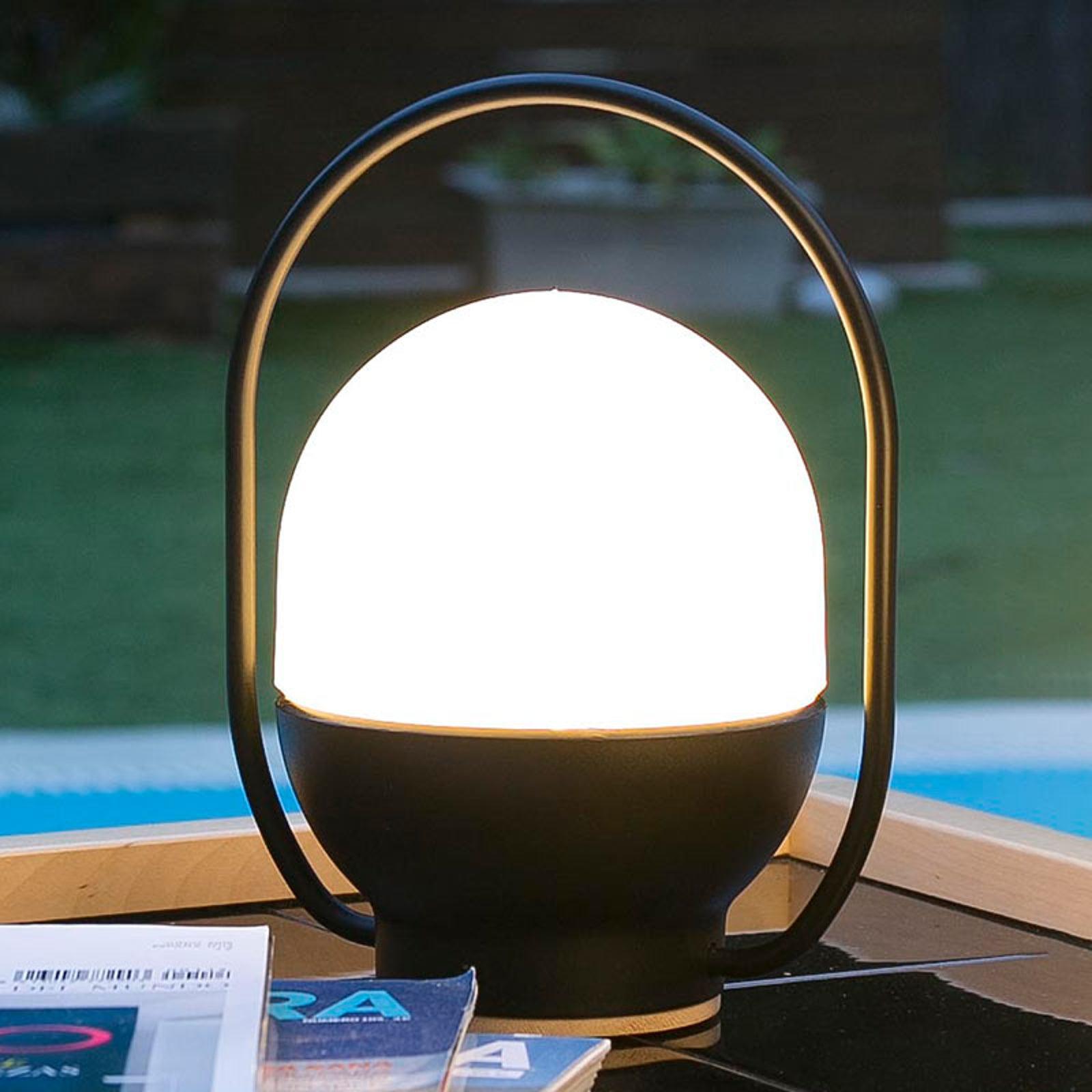 Orb Modern Glass Table Lamp