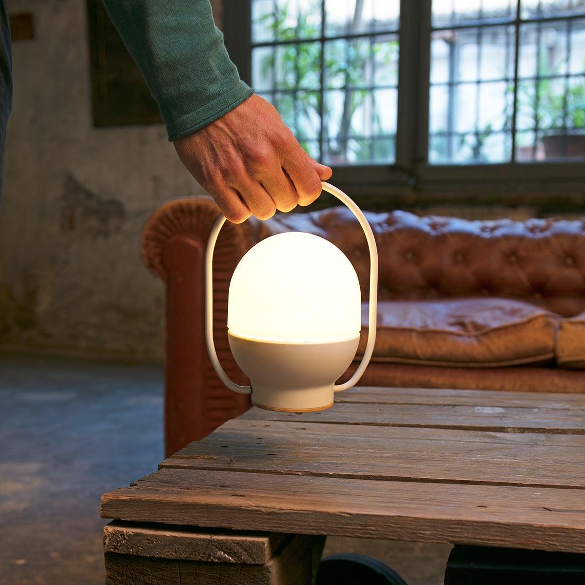 Orb Modern Glass Table Lamp