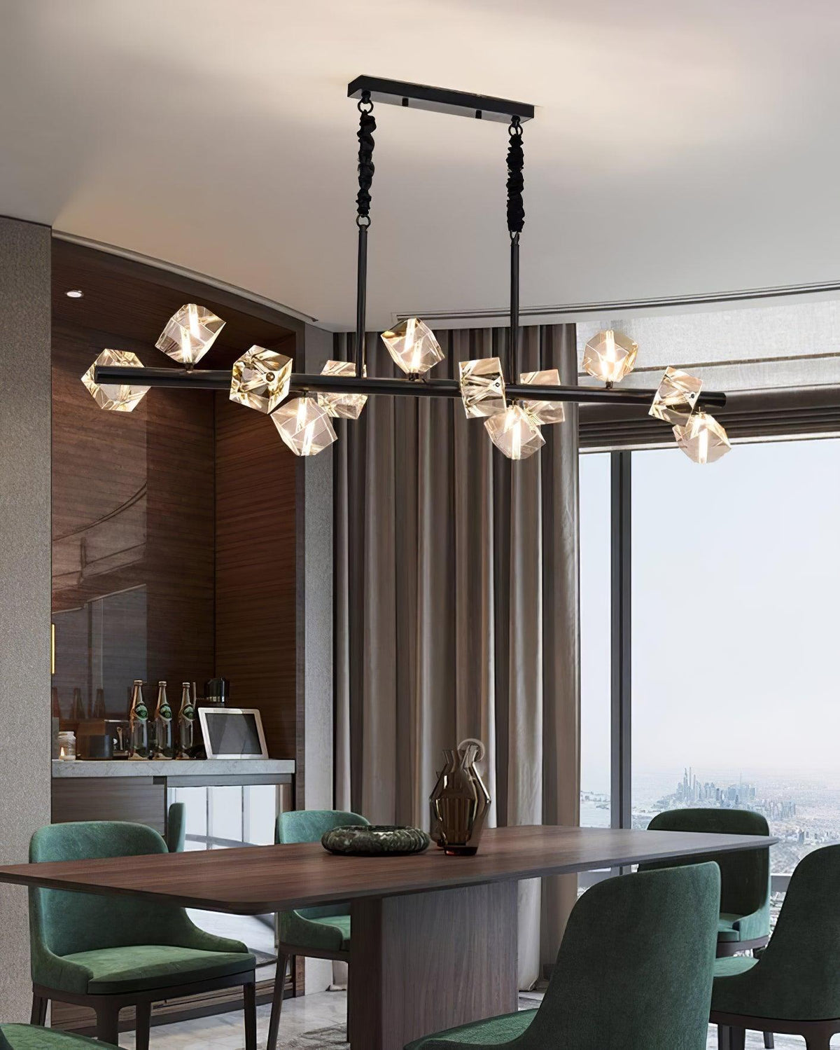 Eurthiel Luxe Crystal Pendant Light