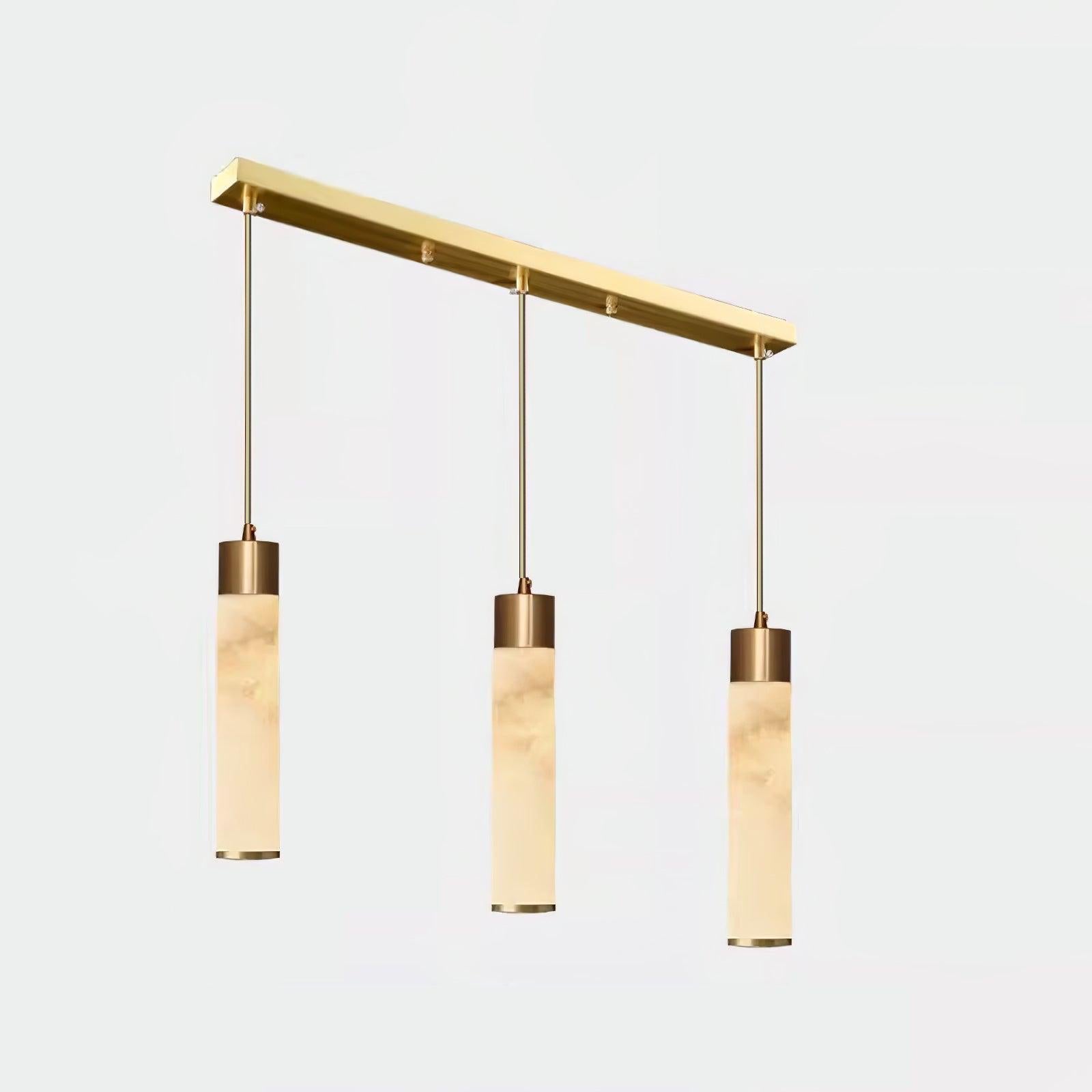 Rin Cylinder Alabaster Pendant Light