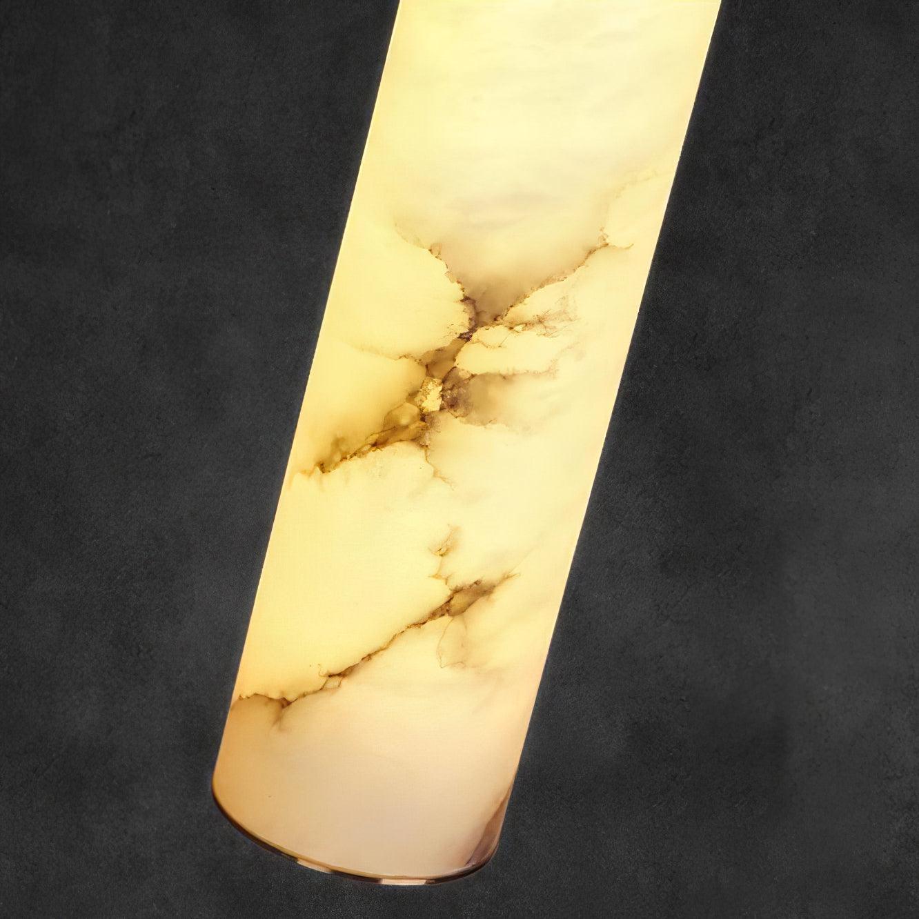 Rin Cylinder Alabaster Pendant Light