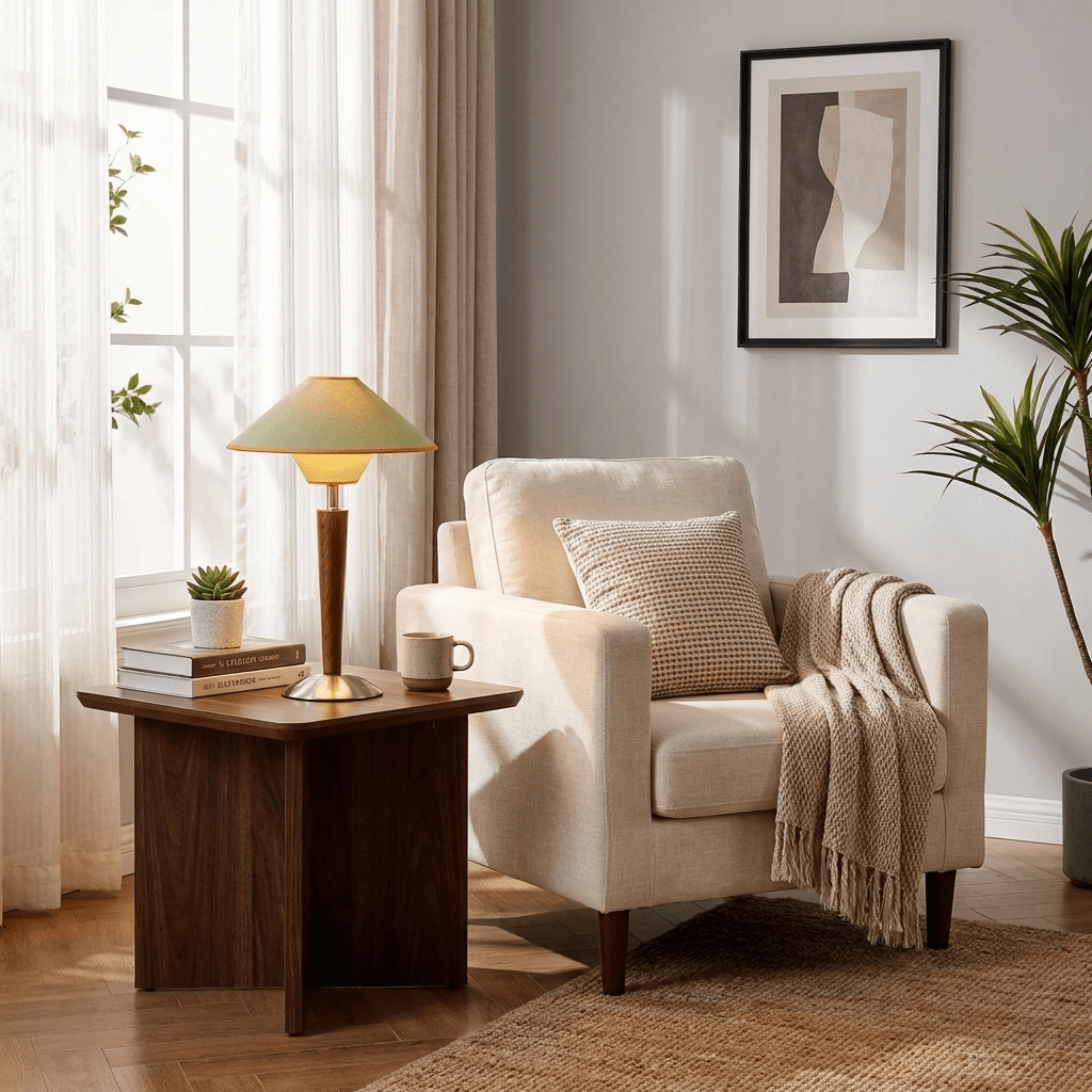 Aureridge Wood Table Lamp