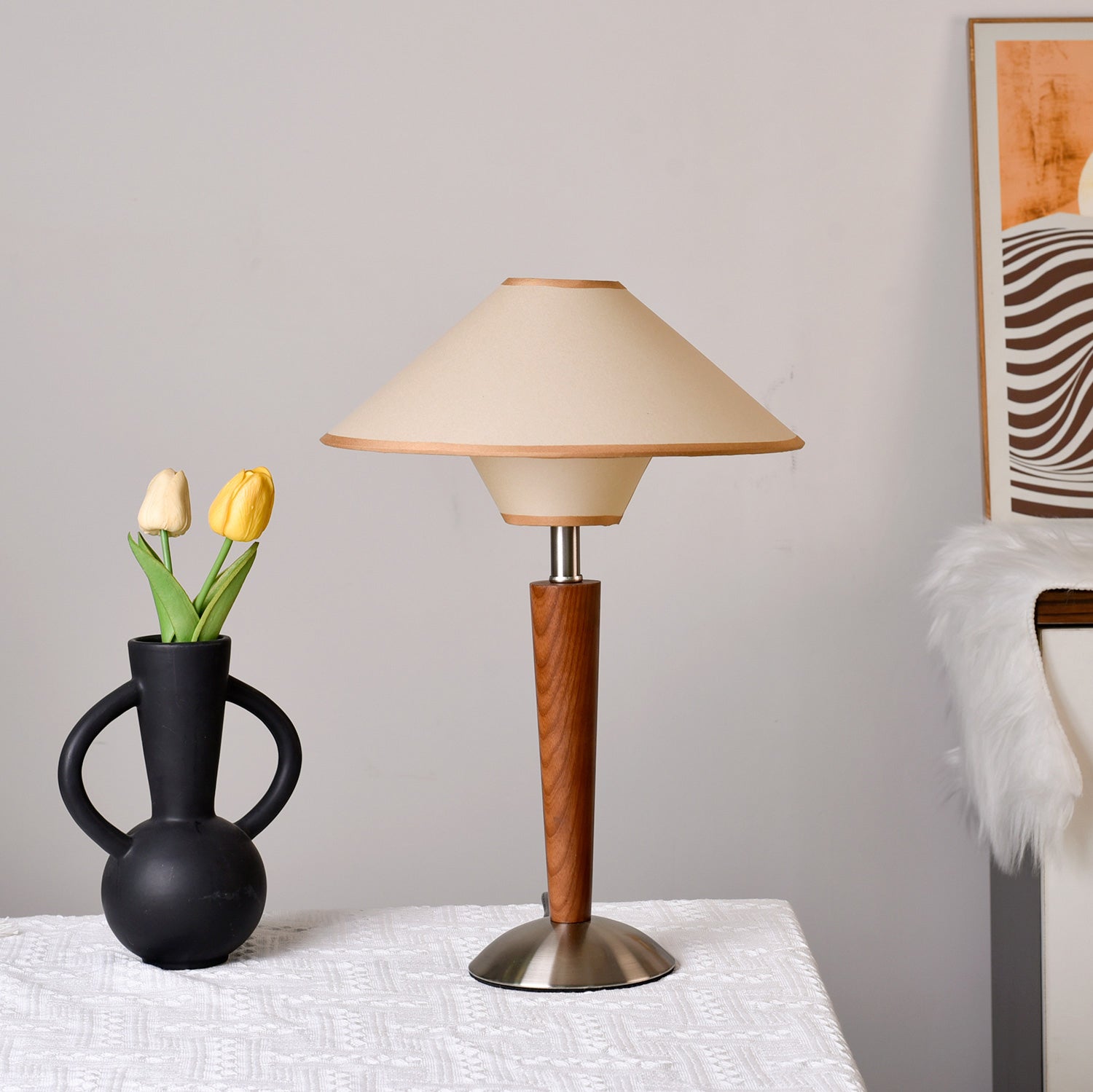 Aureridge Wood Table Lamp