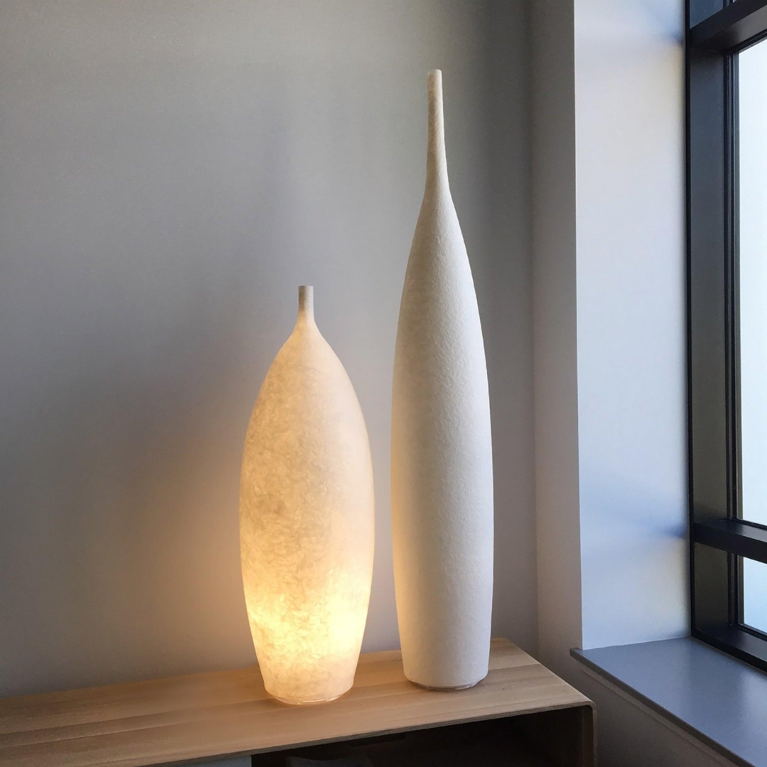 Calvin Modern Resin Floor Lamp - Neutral Decor