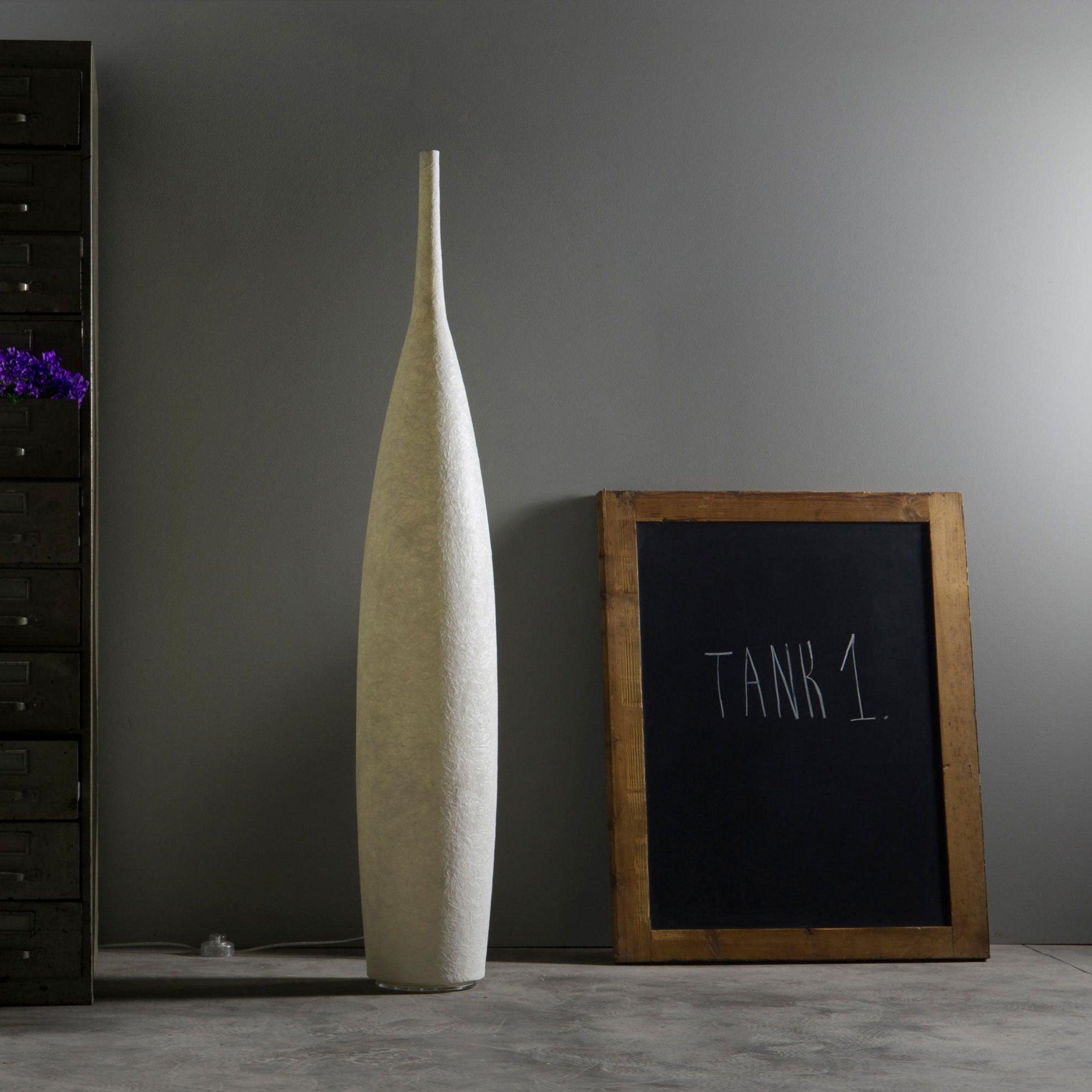 Calvin Modern Resin Floor Lamp - Neutral Decor